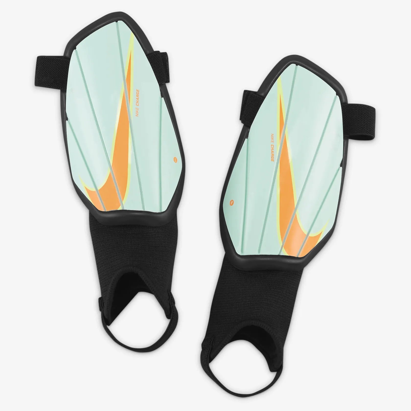 Nike Charge Youth Shin Guards - Mint Foam-Ghost Green (Set)