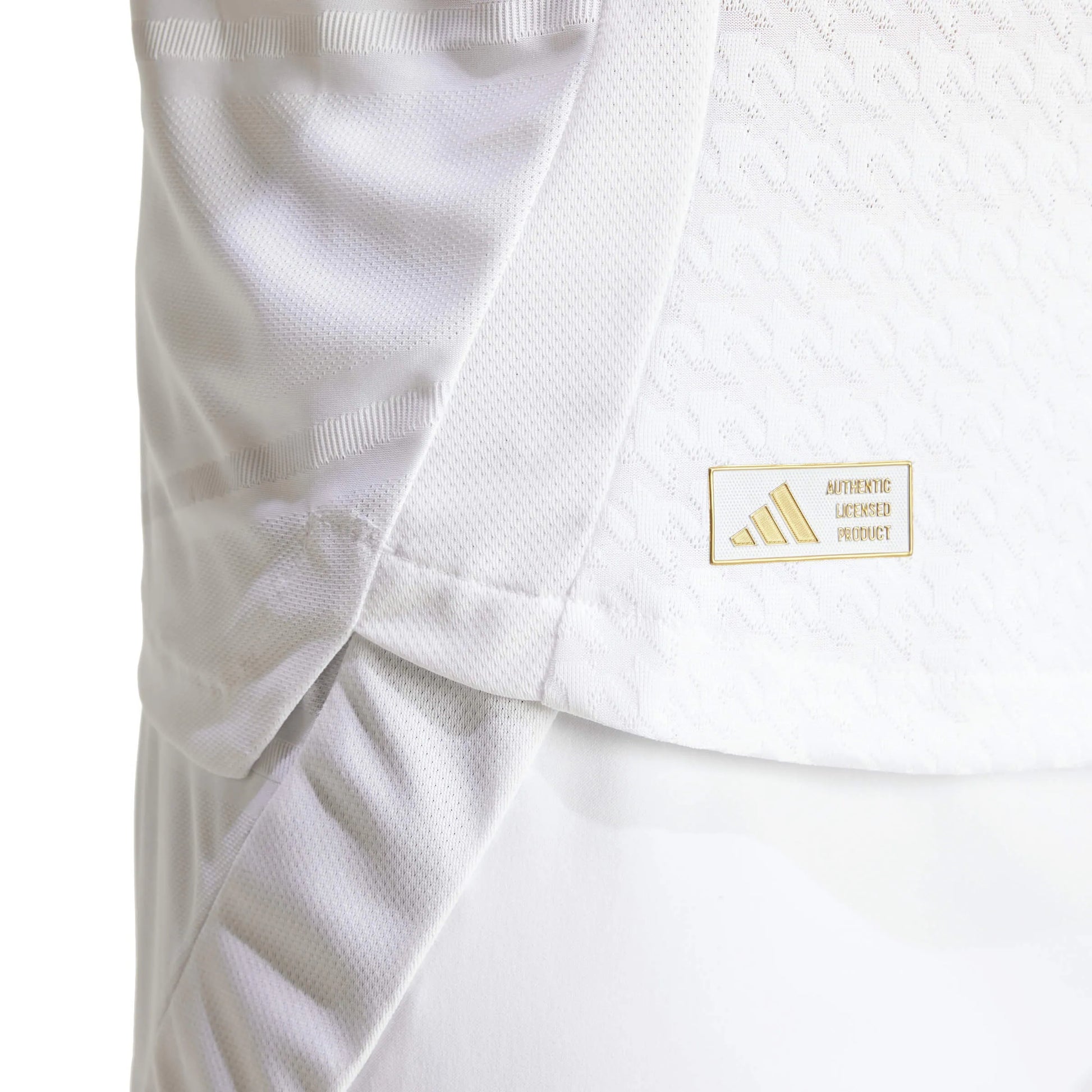 adidas 2024-25 Real Madrid Men's Authentic Home Jersey (Detail 2)