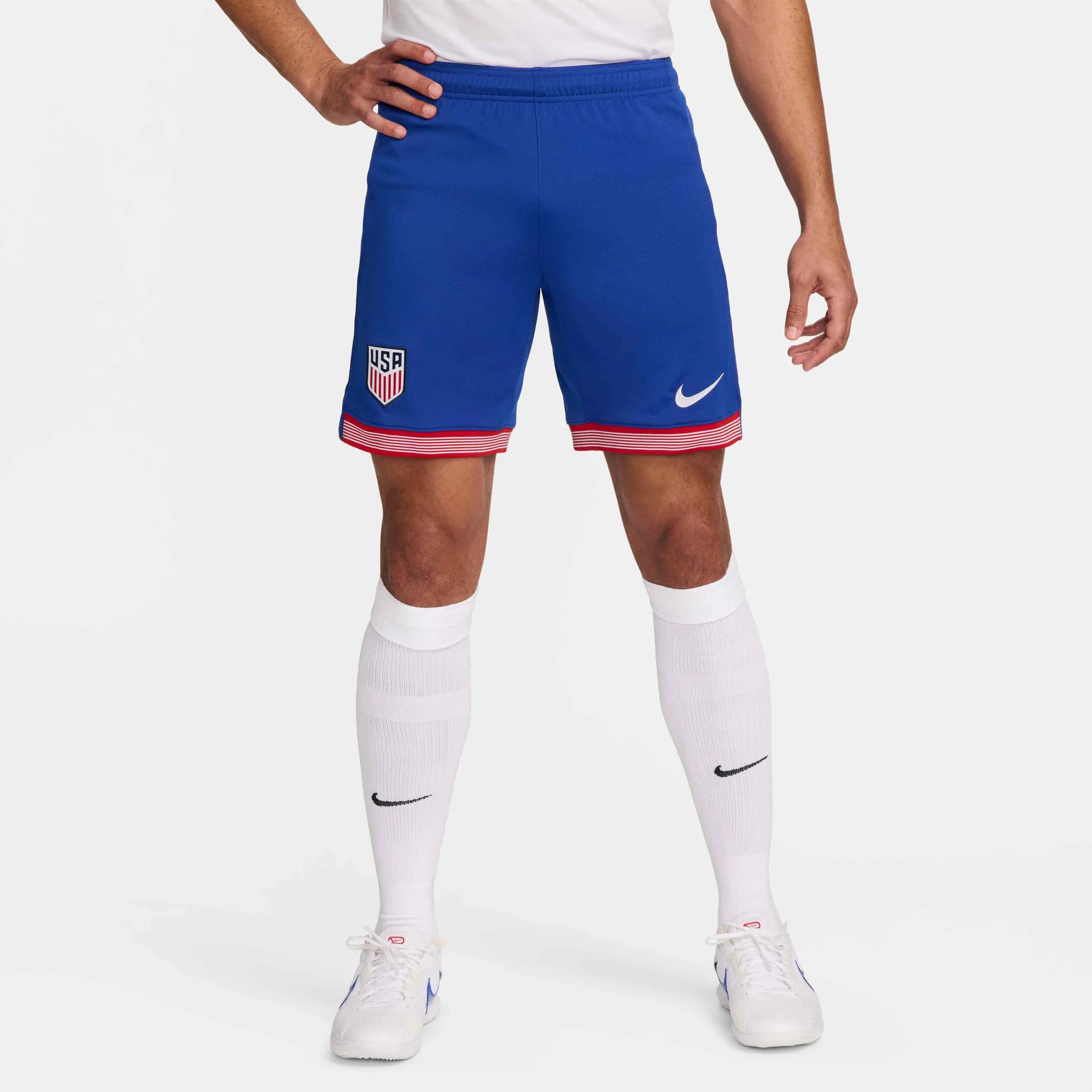 Nike 2024-25 USA Men's Stadium Home Shorts (Model - Front)