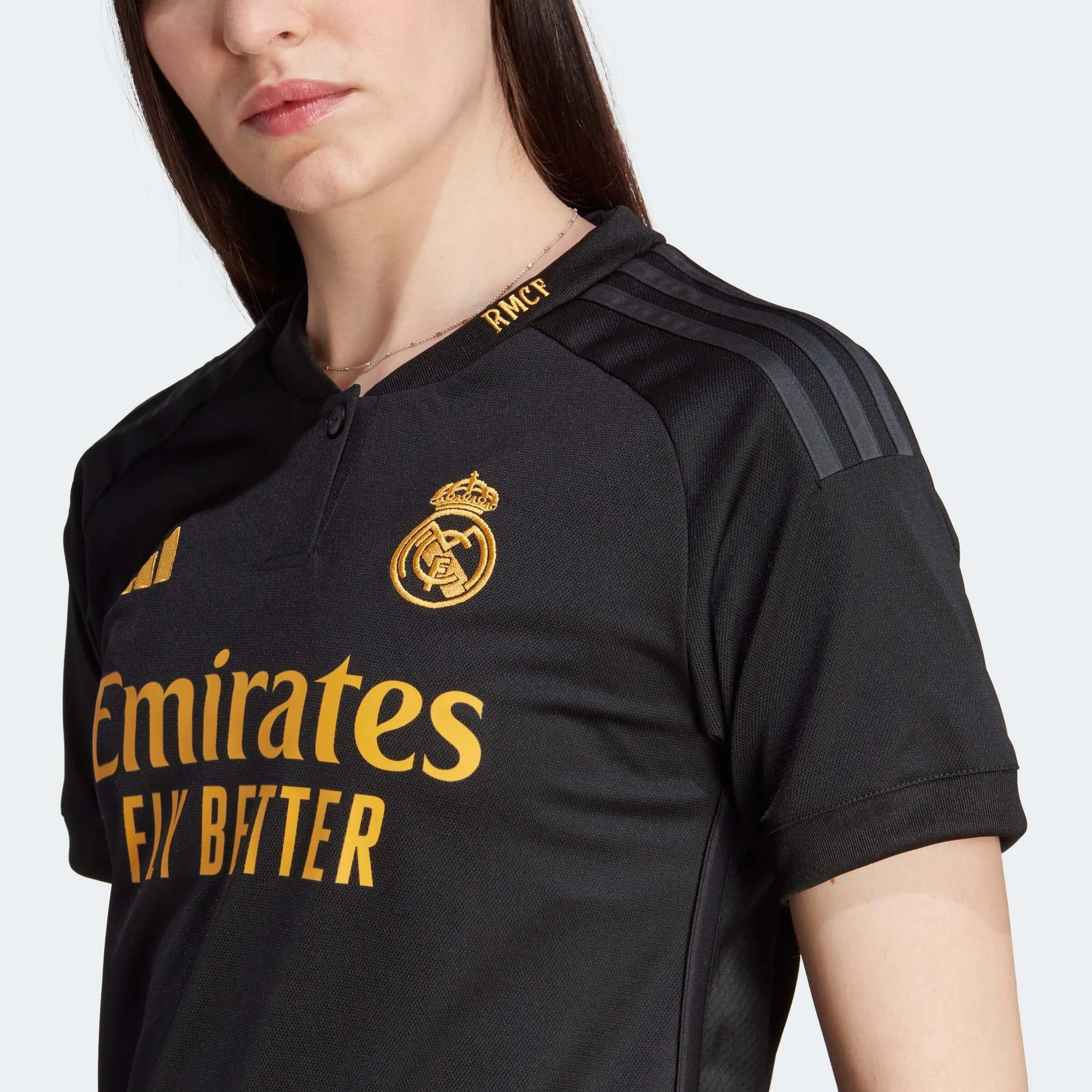 adidas 2023-24 Real Madrid Women's Stadium Third Jersey (Detail 2)