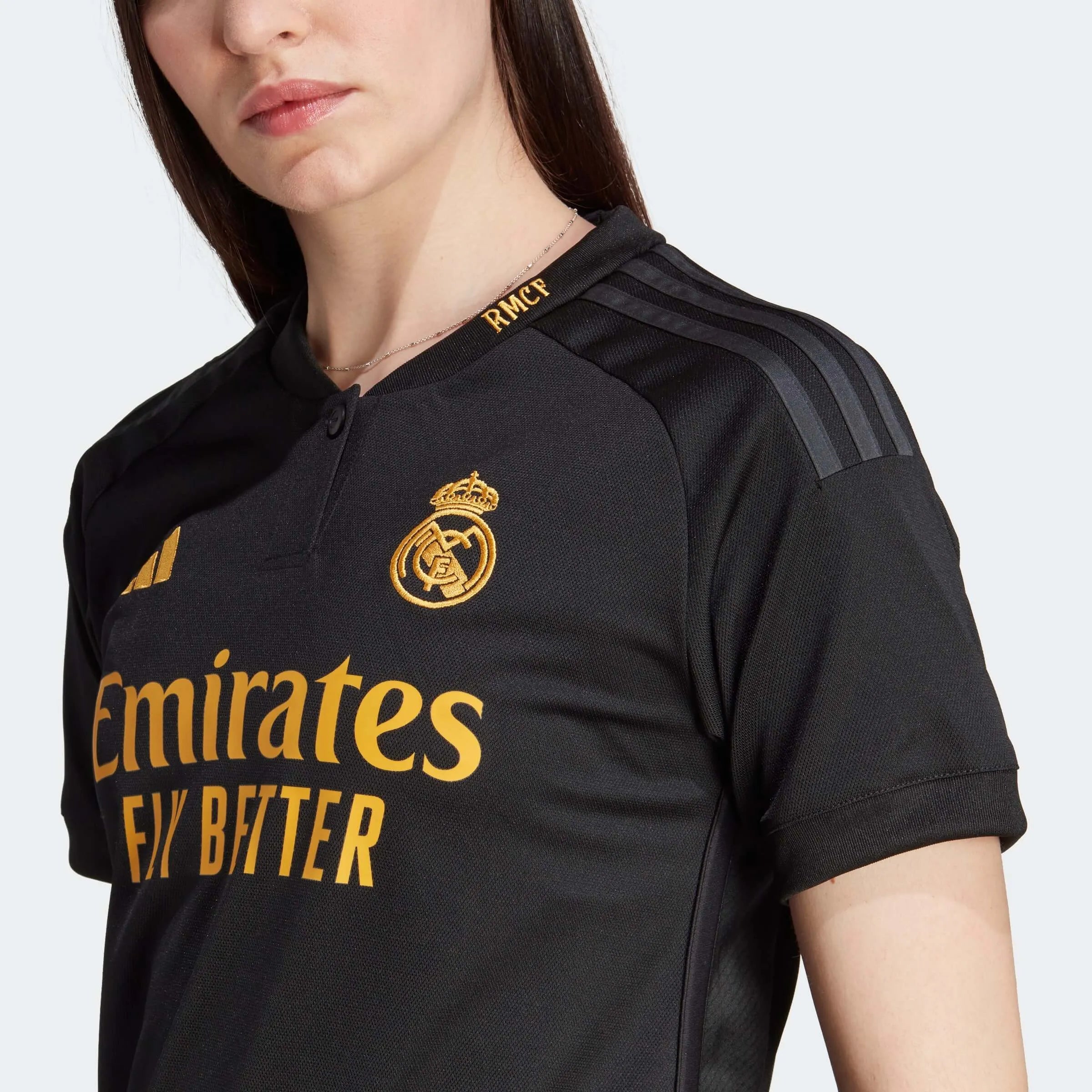 adidas 2023-24 Real Madrid Women's Stadium Third Jersey (Detail 2)