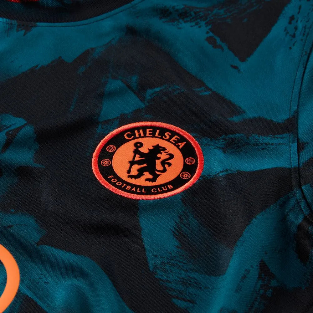 Nike 2021-22 Chelsea Women Third Jersey - Blustery-Hyper Crimson (Detail 5)