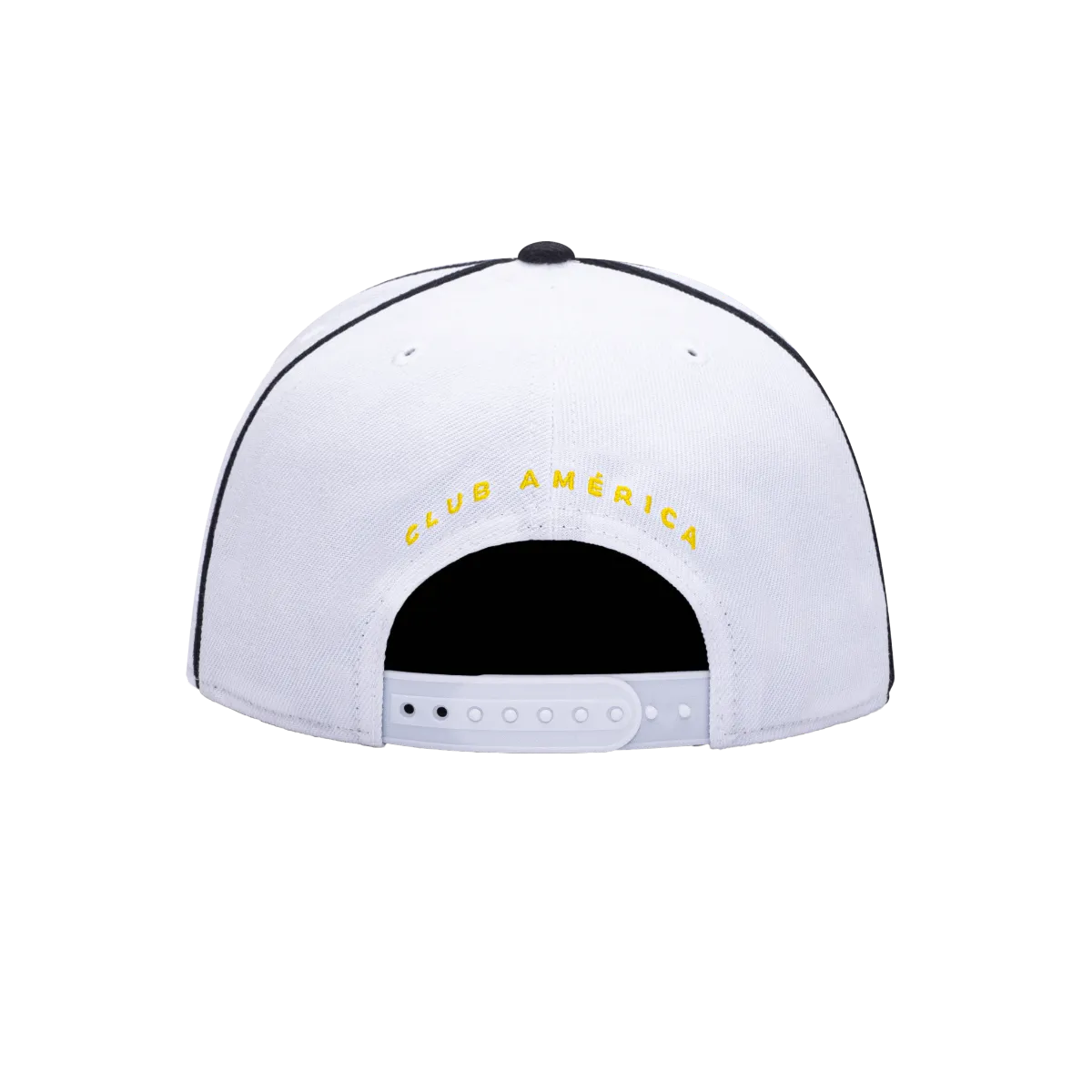 FI Collection Club America Cali Day Snapback Hat - White-Black (Back)