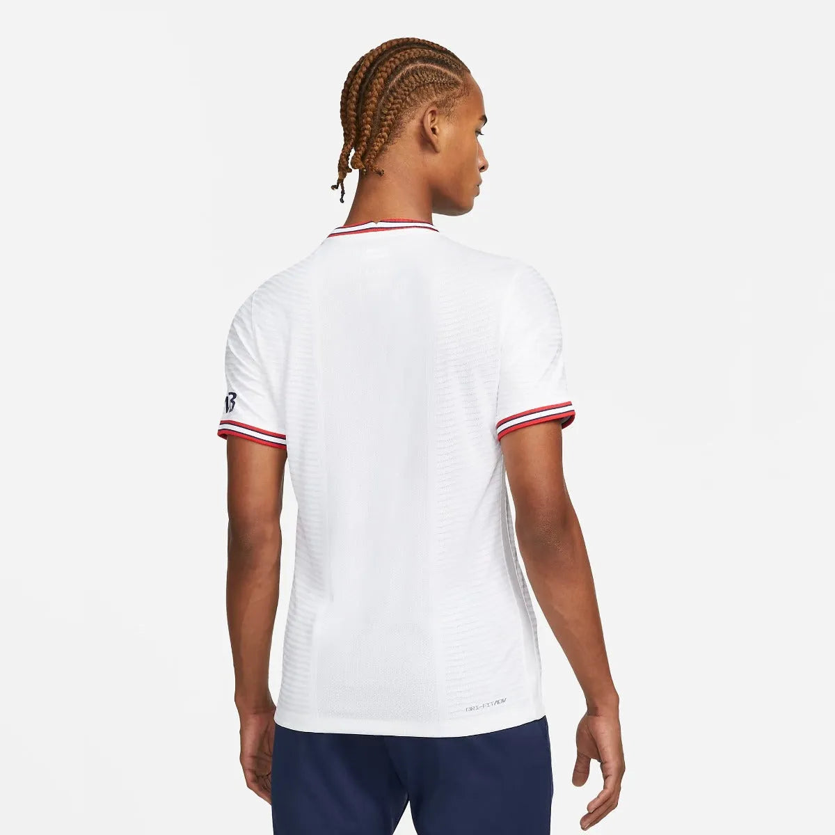 Jordan 2022 PSG Fourth Jersey - White (Model - Back)