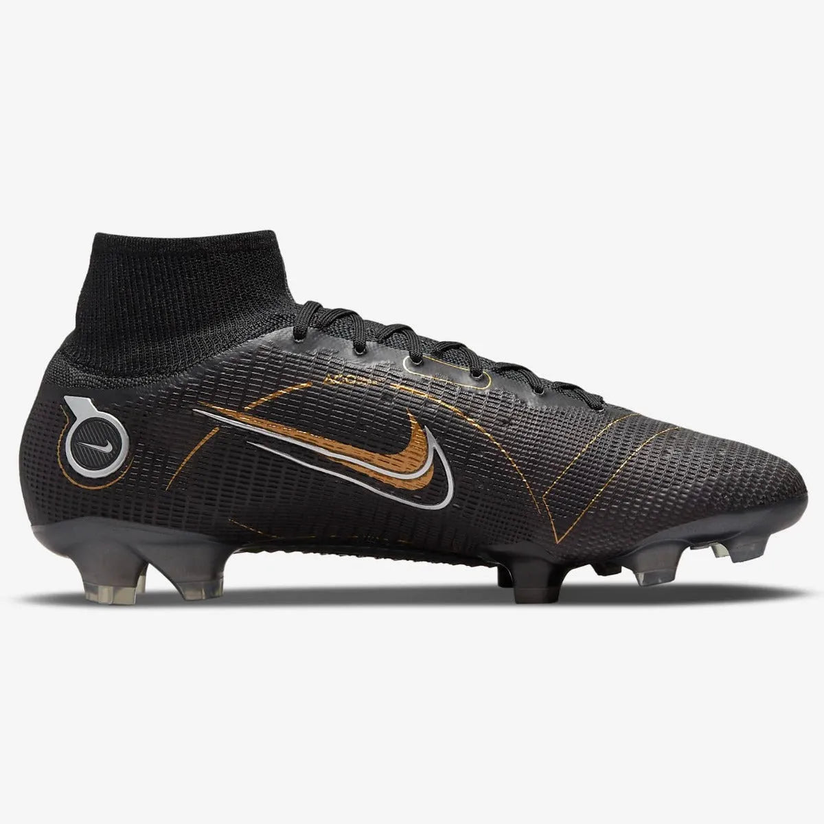 Nike Superfly 8 Elite FG - Black-Gold (Side 2)