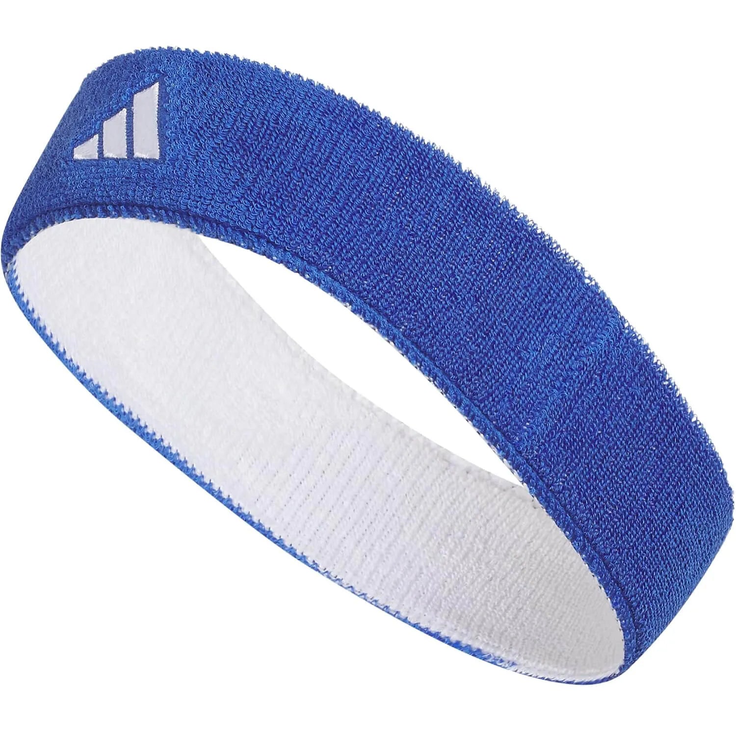 adidas Interval Reversible Headband 2.0 Royal-White (Lateral - Front)