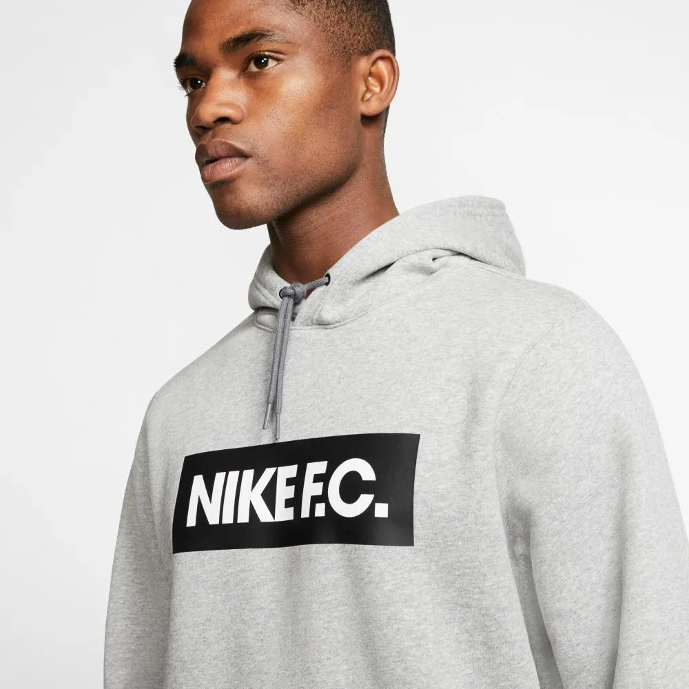 Nike FC Fleece Hoodie - Grey (Detail 1)