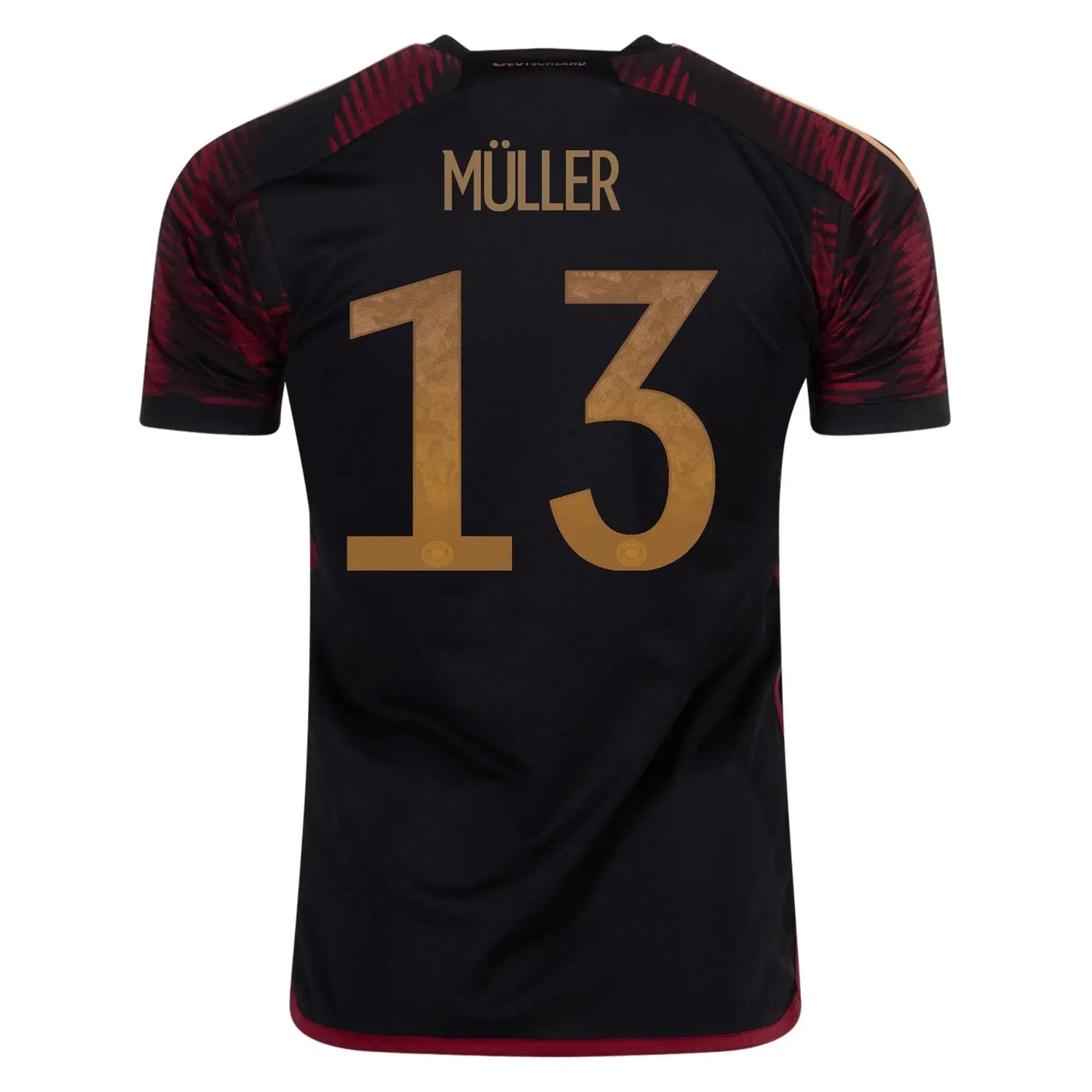 adidas 2022-23 Germany Youth Away Jersey Black