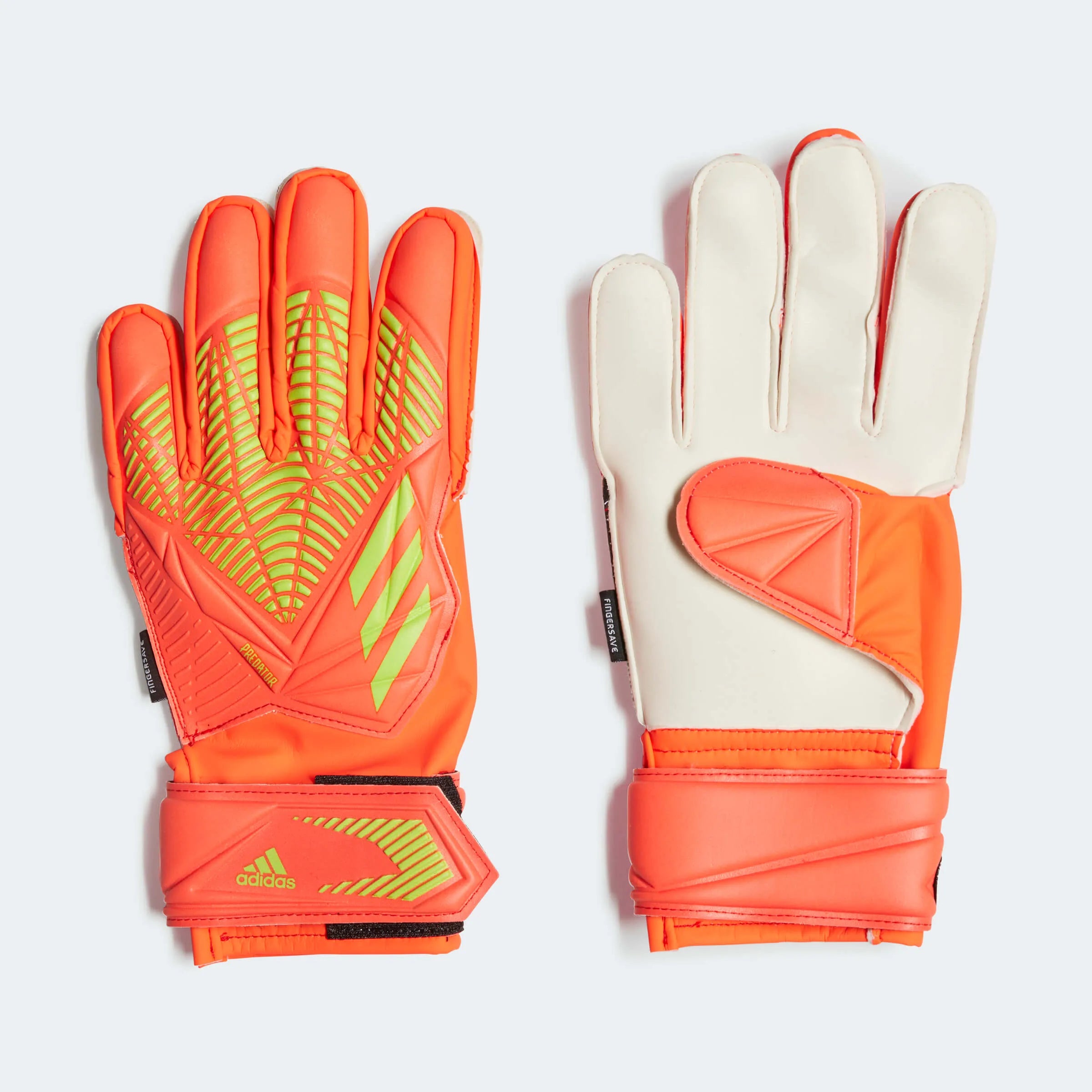 adidas Predator GL Match FS Youth Goalkeeper Gloves - Solar Red-Solar Green (Pair)