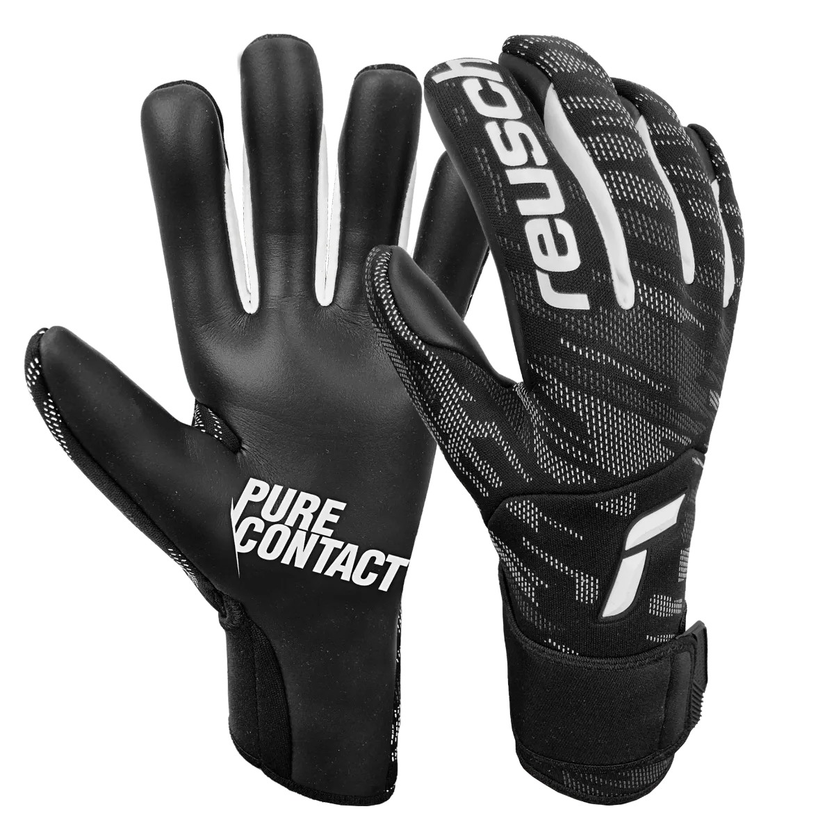 Reusch Pure Contact Infinity Goalkeeper Gloves - Black (Pair)