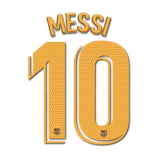 Barcelona 2019/21 Home Messi #10 Youth Soccer Jersey Name