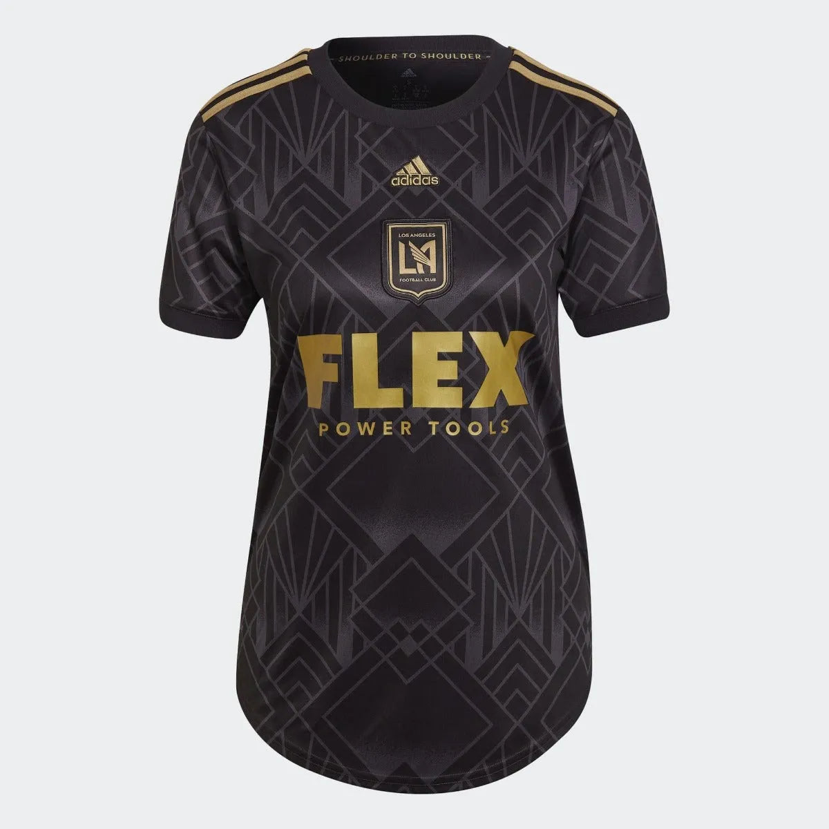 adidas 2022-23 LAFC Women Home Jersey - Black-Gold (Front)