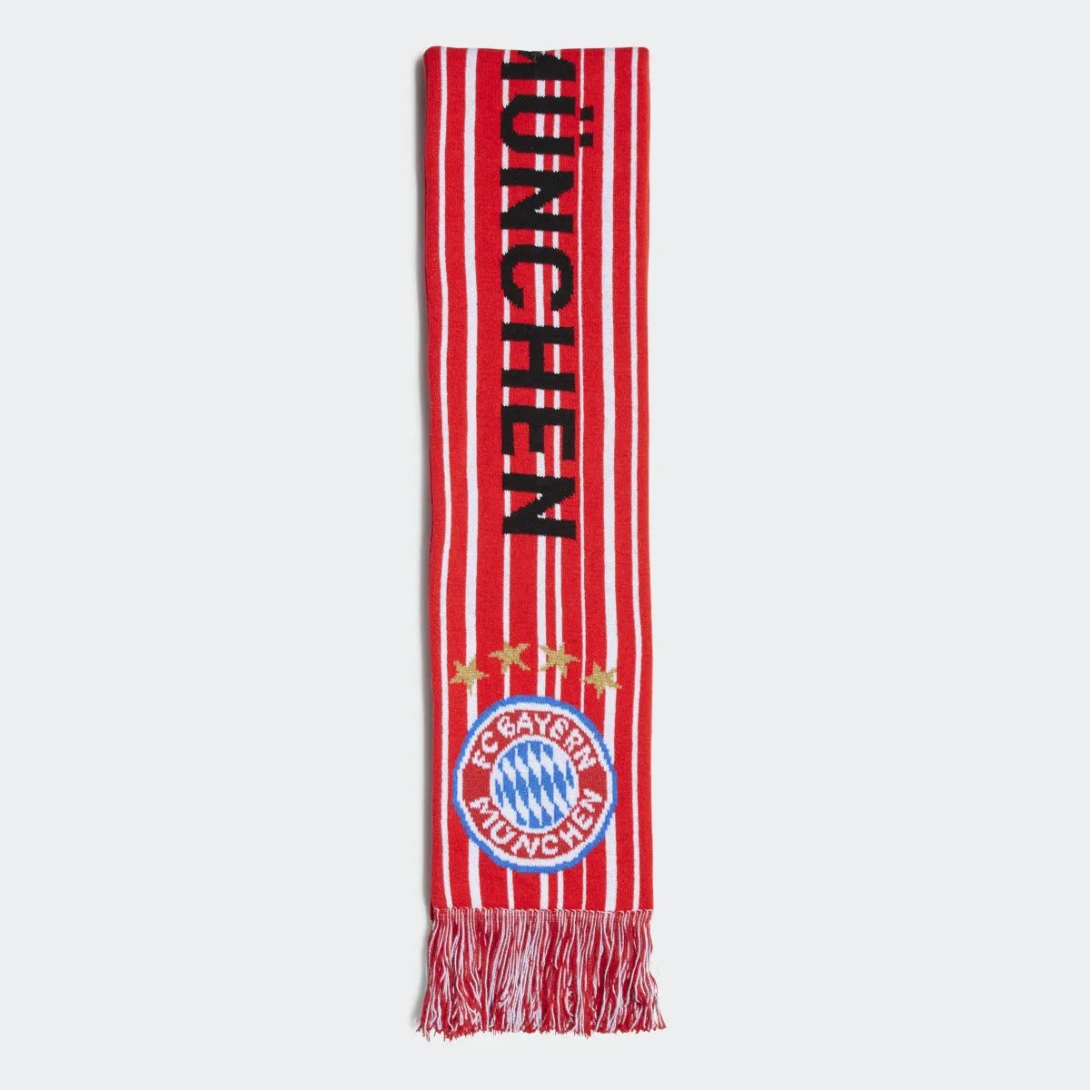 adidas 22-23 Bayern Munich Scarf - Red-White-Black (Front)