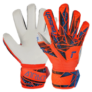 Reusch JR Attrakt Solid FS Goalkeeper Glove Hyper Orange Electric Blue (Pair)