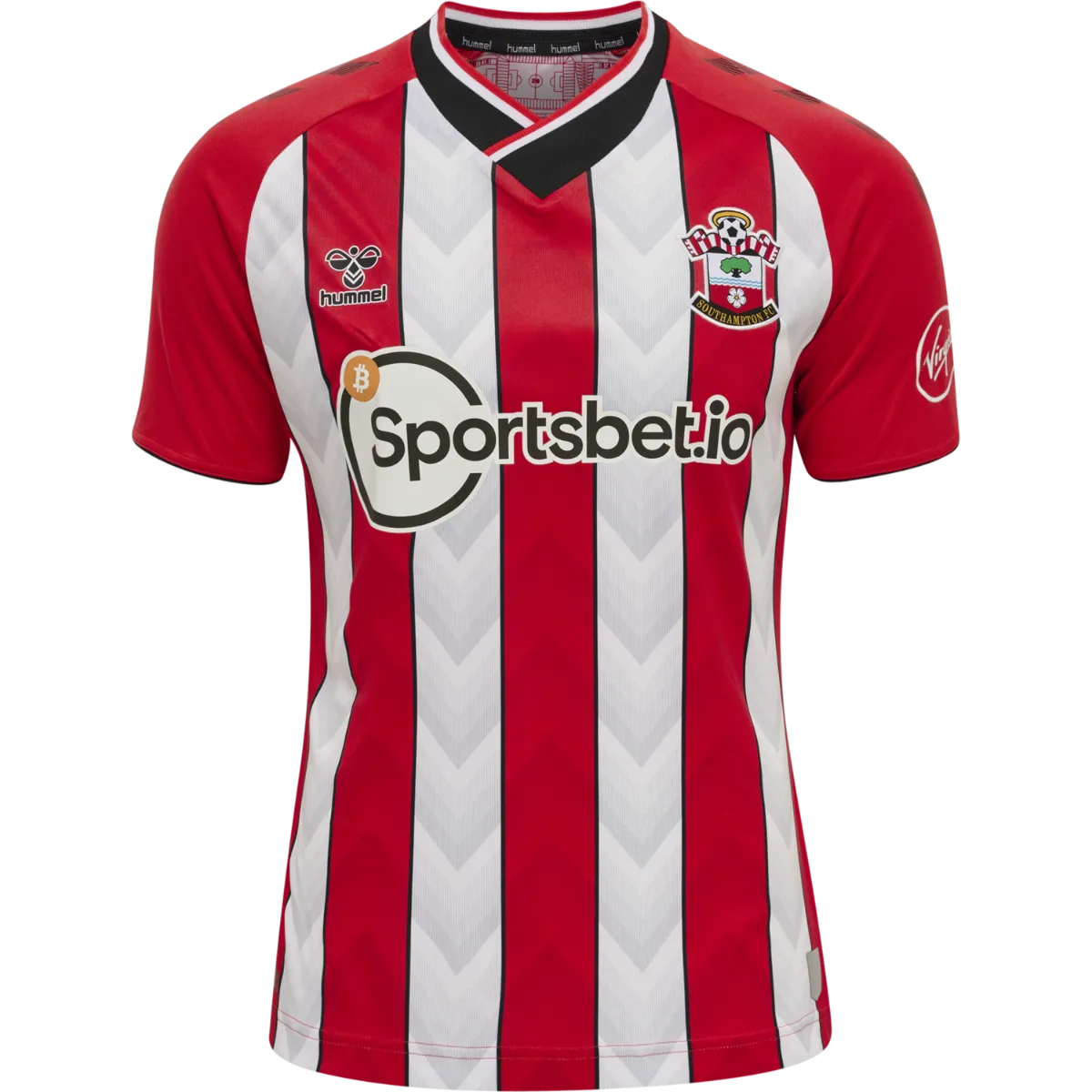 Hummel 2021-22 Southampton Home Jersey - Red-White (Front)