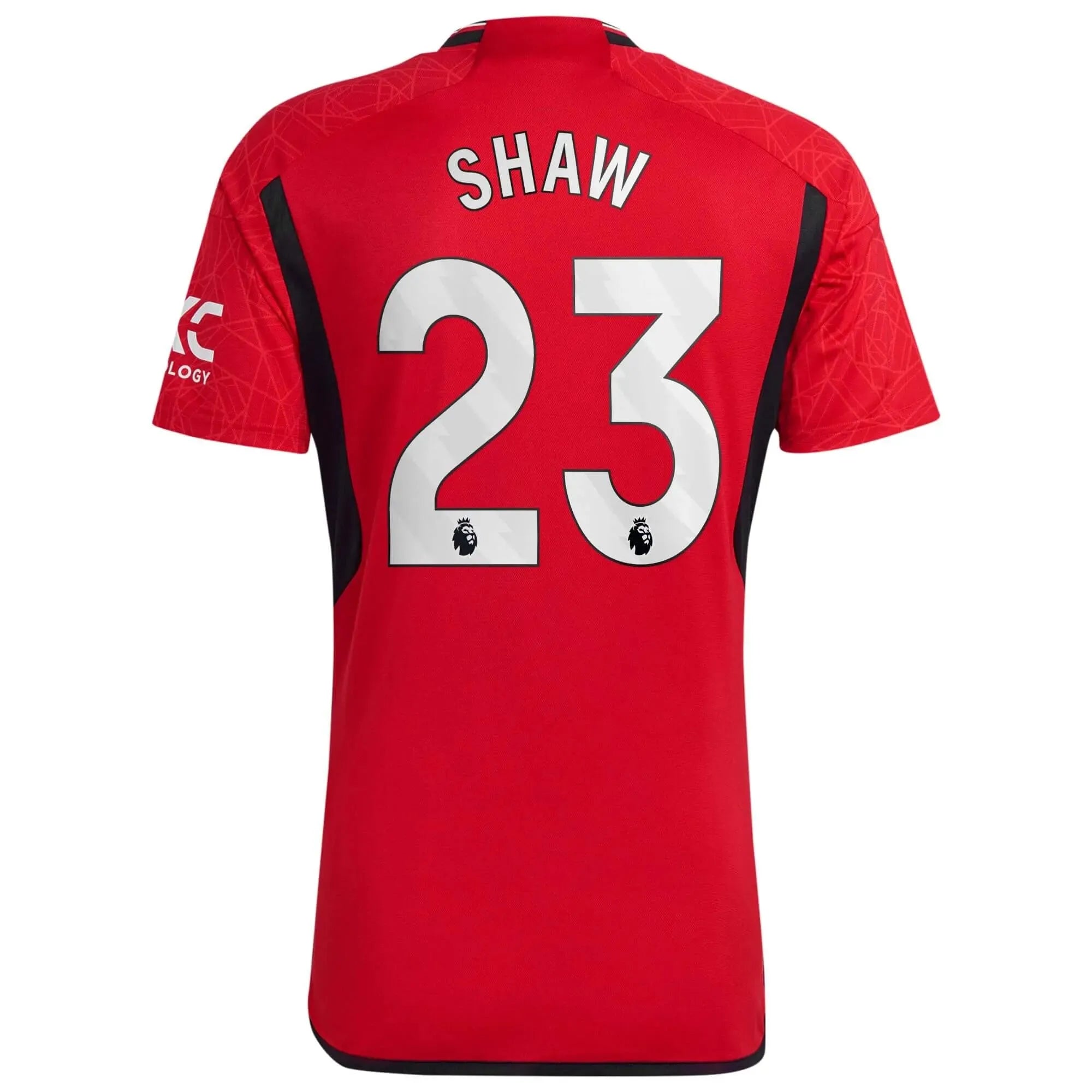 adidas 2023-24 Manchester United Youth Home Jersey