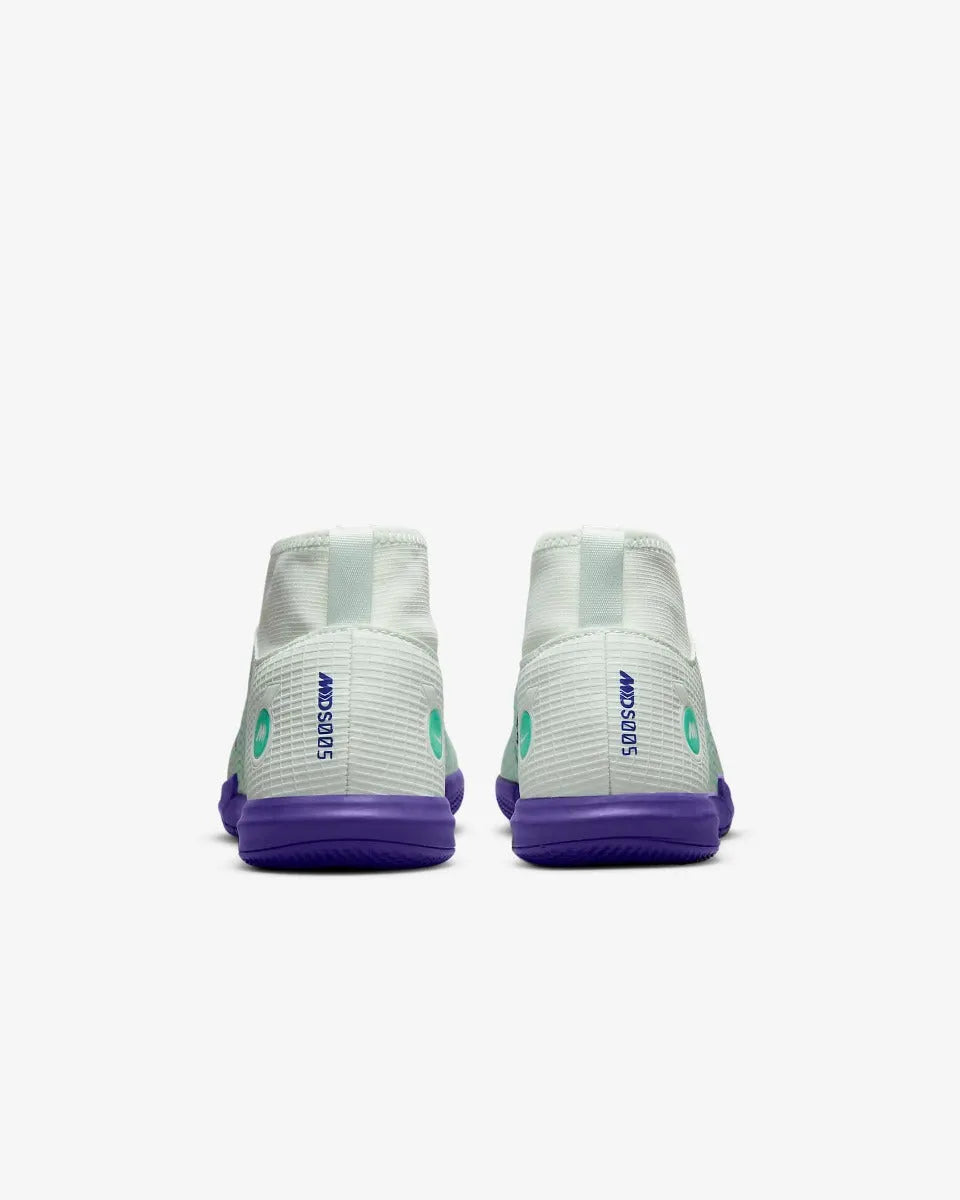 Nike JR Superfly 8 Academy MDS Indoor - Barley Green-Volt (Pair - Back)