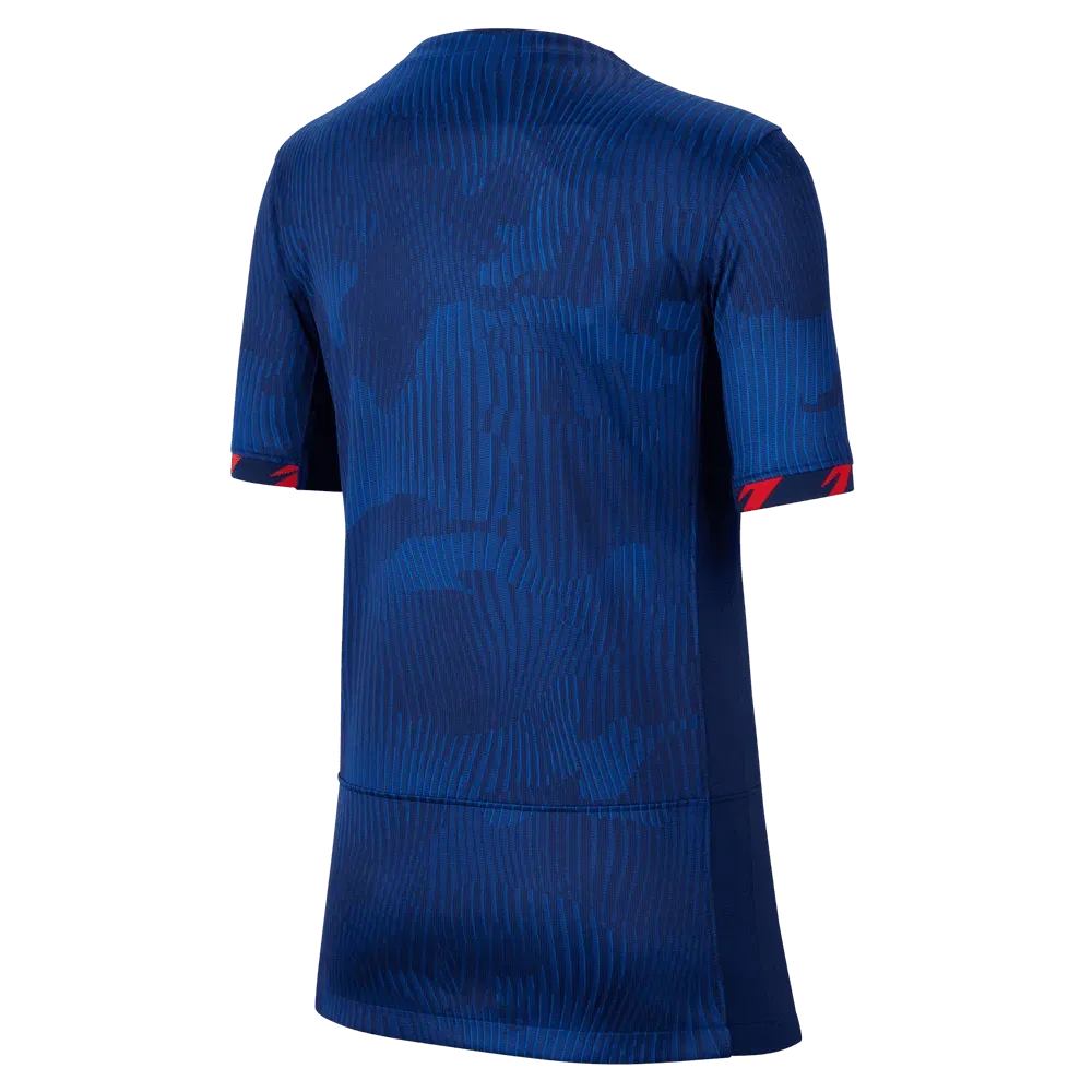 Nike 2023-24 USA Youth 4-Star Away Jersey (Back)