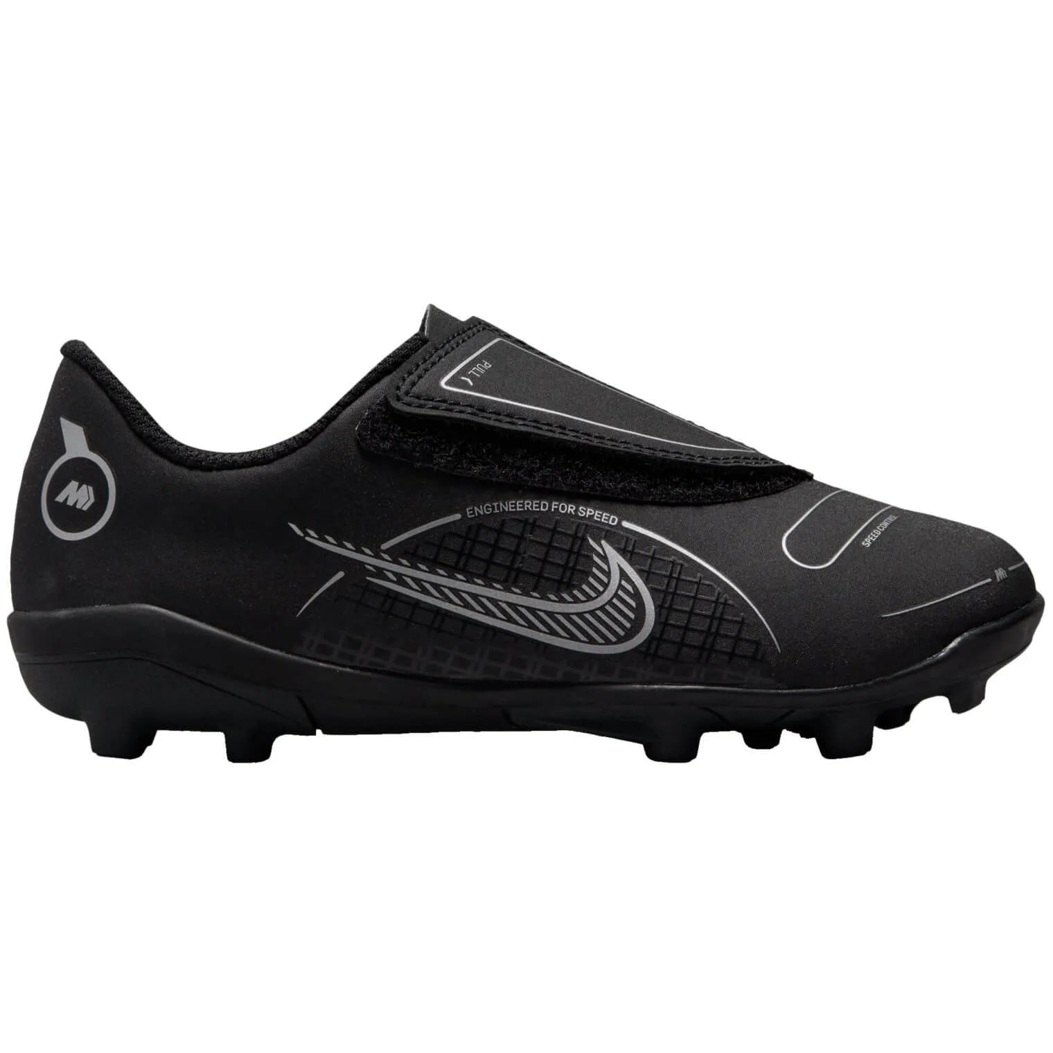 Nike Kids Mercurial Vapor 14 Club FG-MG - Black-Silver (Side 2)