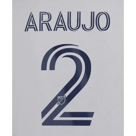 LA Galaxy 2022/24 Home Araujo #2 Jersey Name Set (Main)