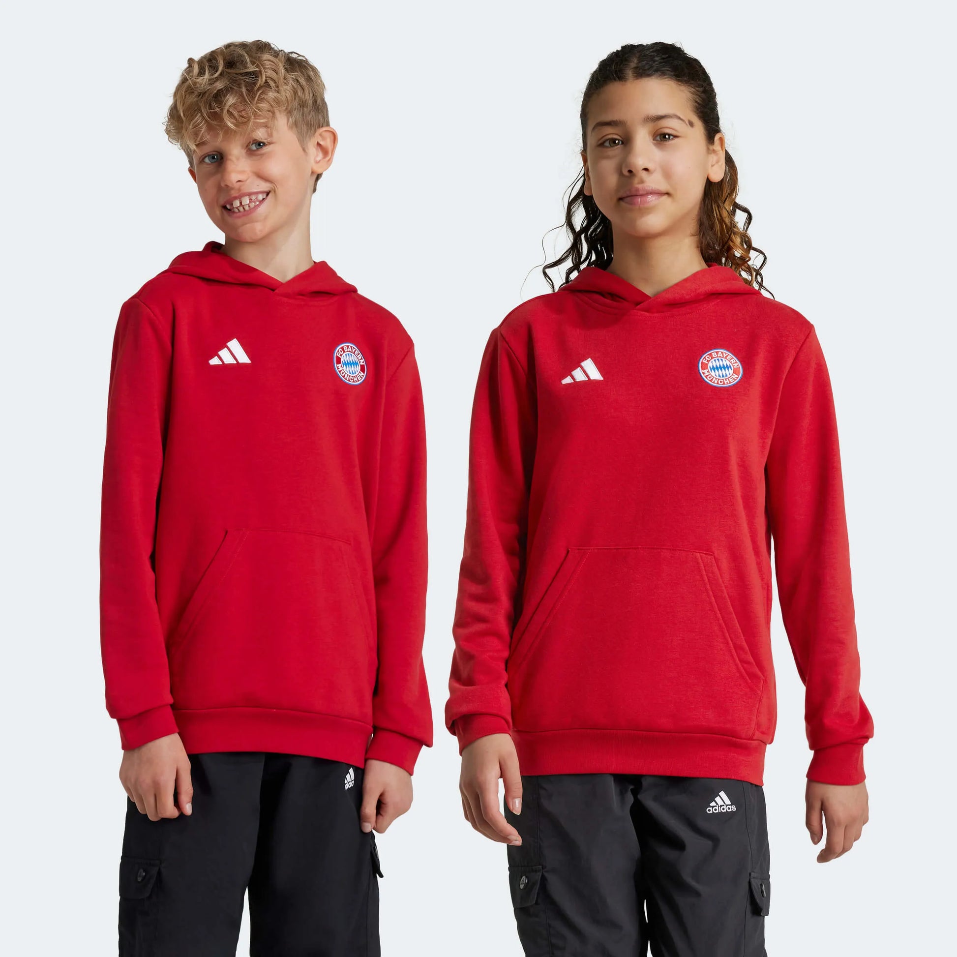 adidas 2024-25 Bayern Munich Youth Hoodie (Models - Front)