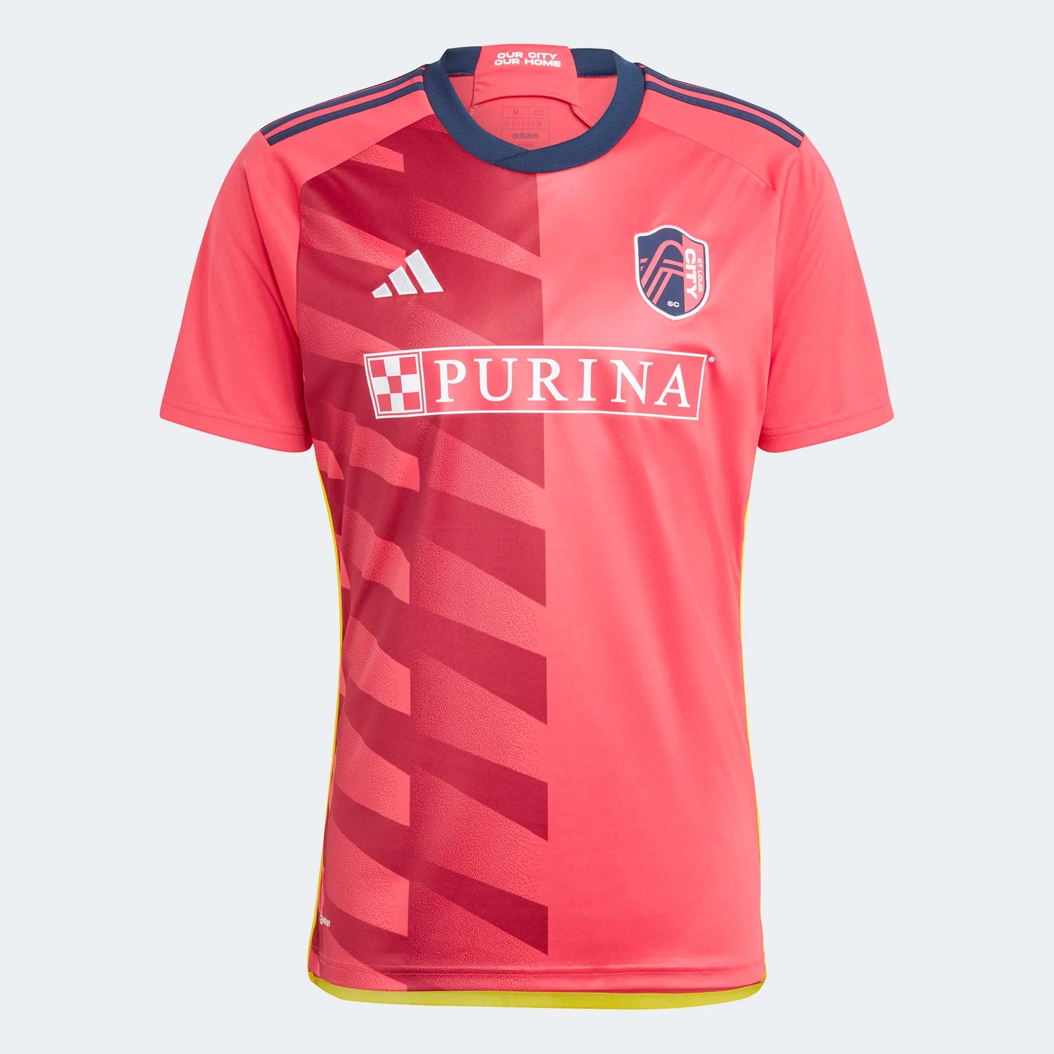 adidas 2023-24 St. Louis City Home Jersey - Power Pink-Indigo (Front)