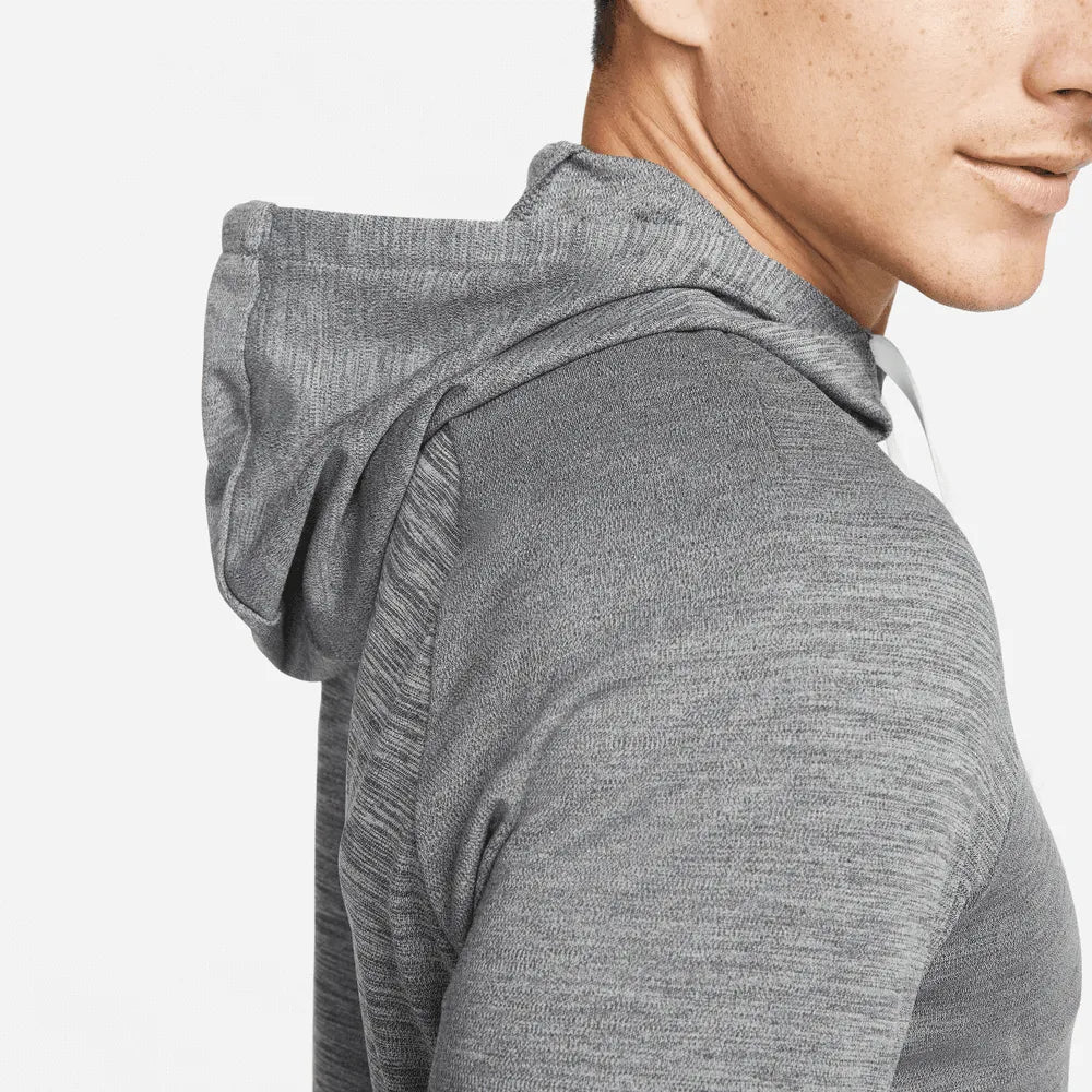Nike Dri-Fit Academy Pullover Football Hoodie - Black-Sunset Glow (Detail 2)