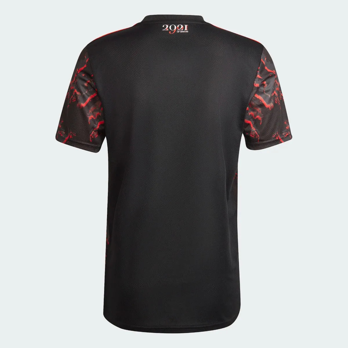 Adidas 21-22 River Plate  Away Jersey - Black-Red (Back)