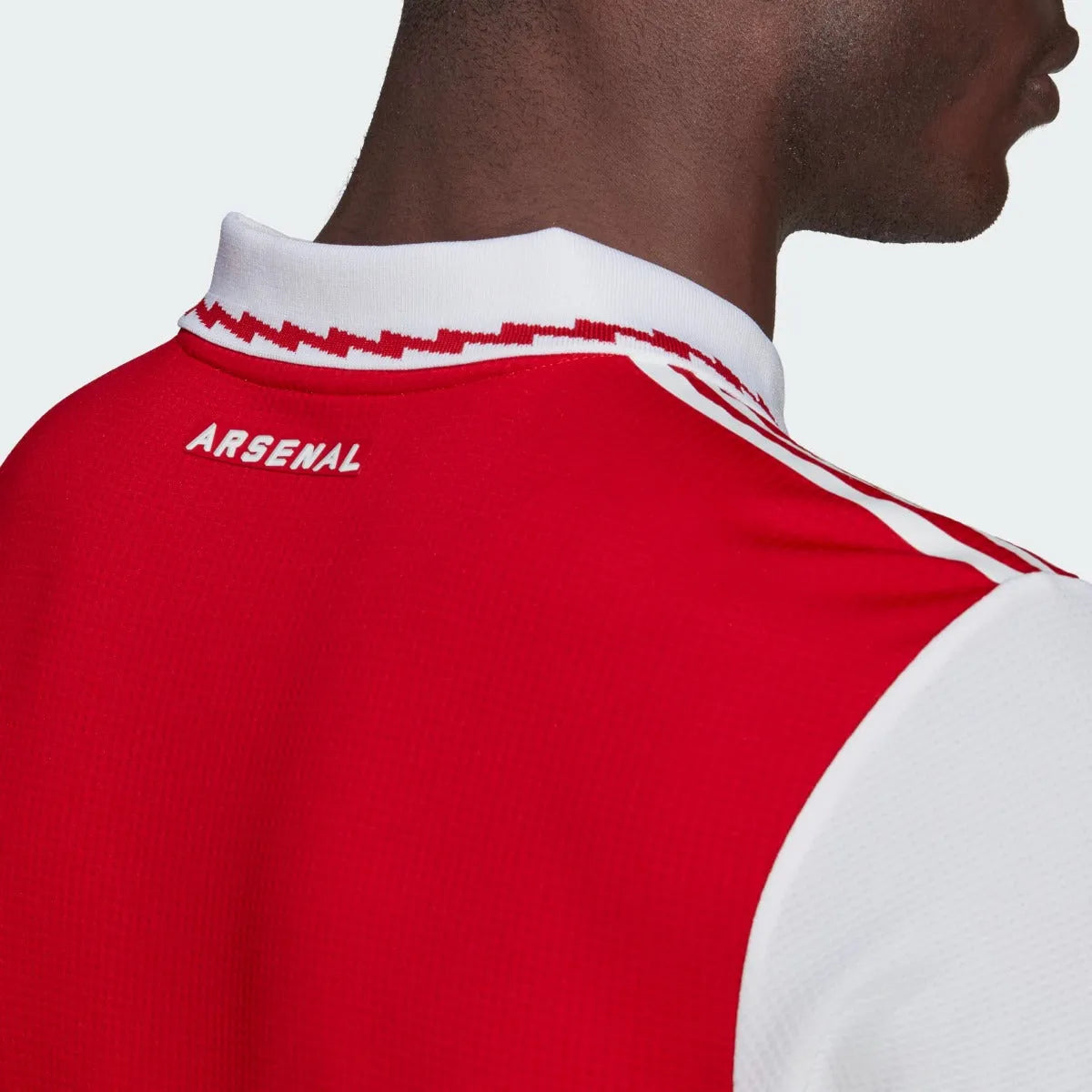 adidas 22-23 Arsenal Authentic Home Jersey - Scarlet-White (Detail 2)