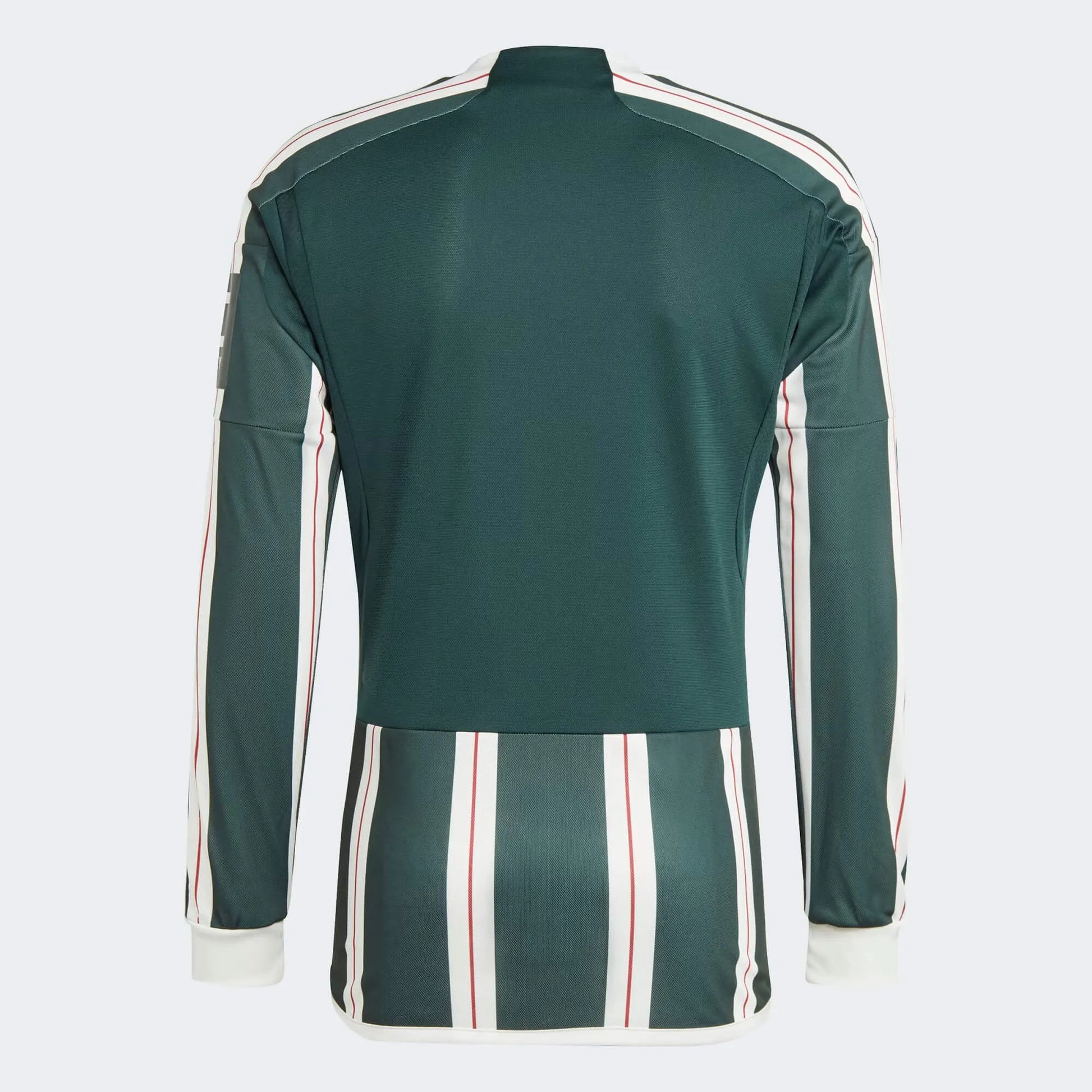 adidas 2023-24 Manchester United Men's Stadium Away Long-Sleeve Jersey (Back)