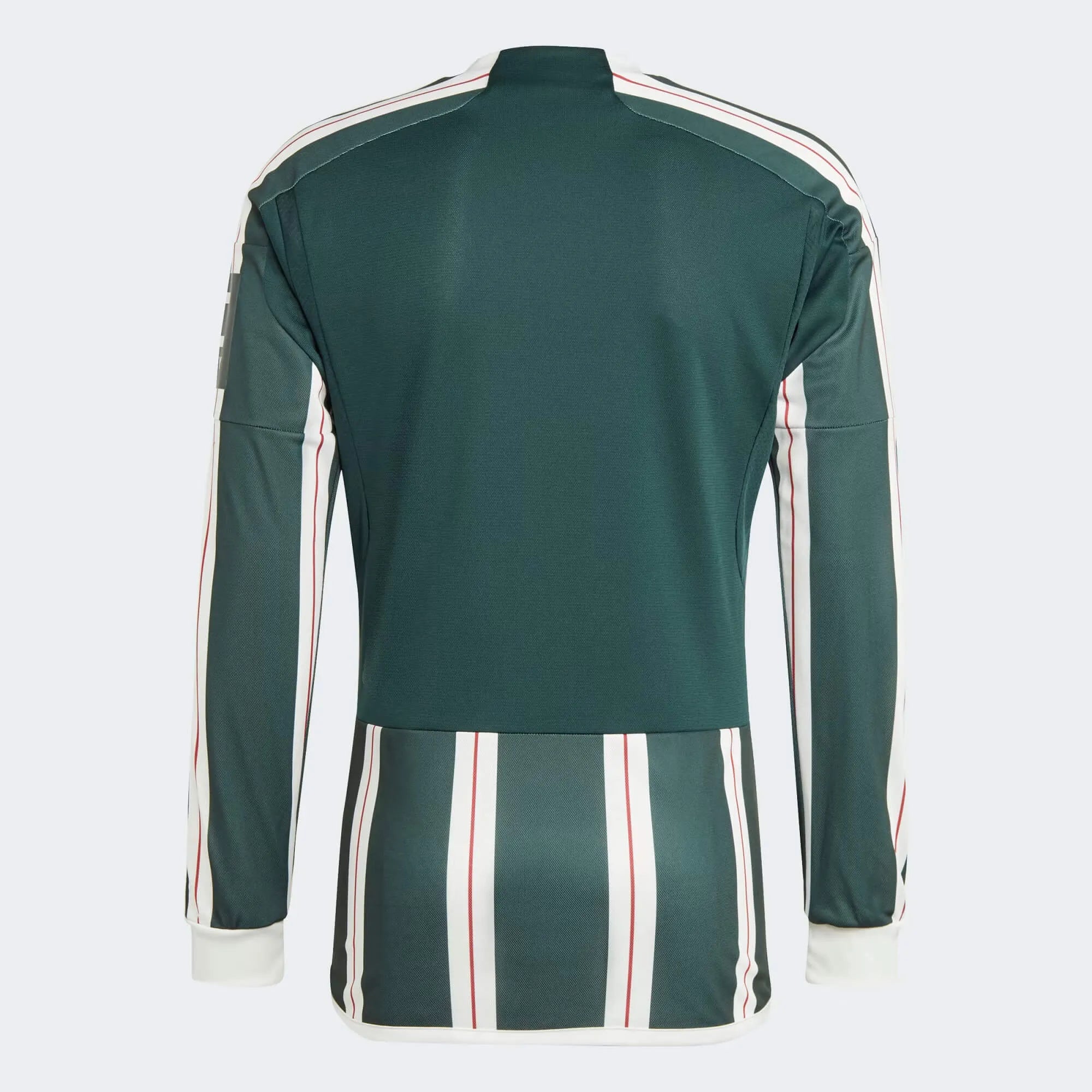 adidas 2023-24 Manchester United Men's Stadium Away Long-Sleeve Jersey (Back)