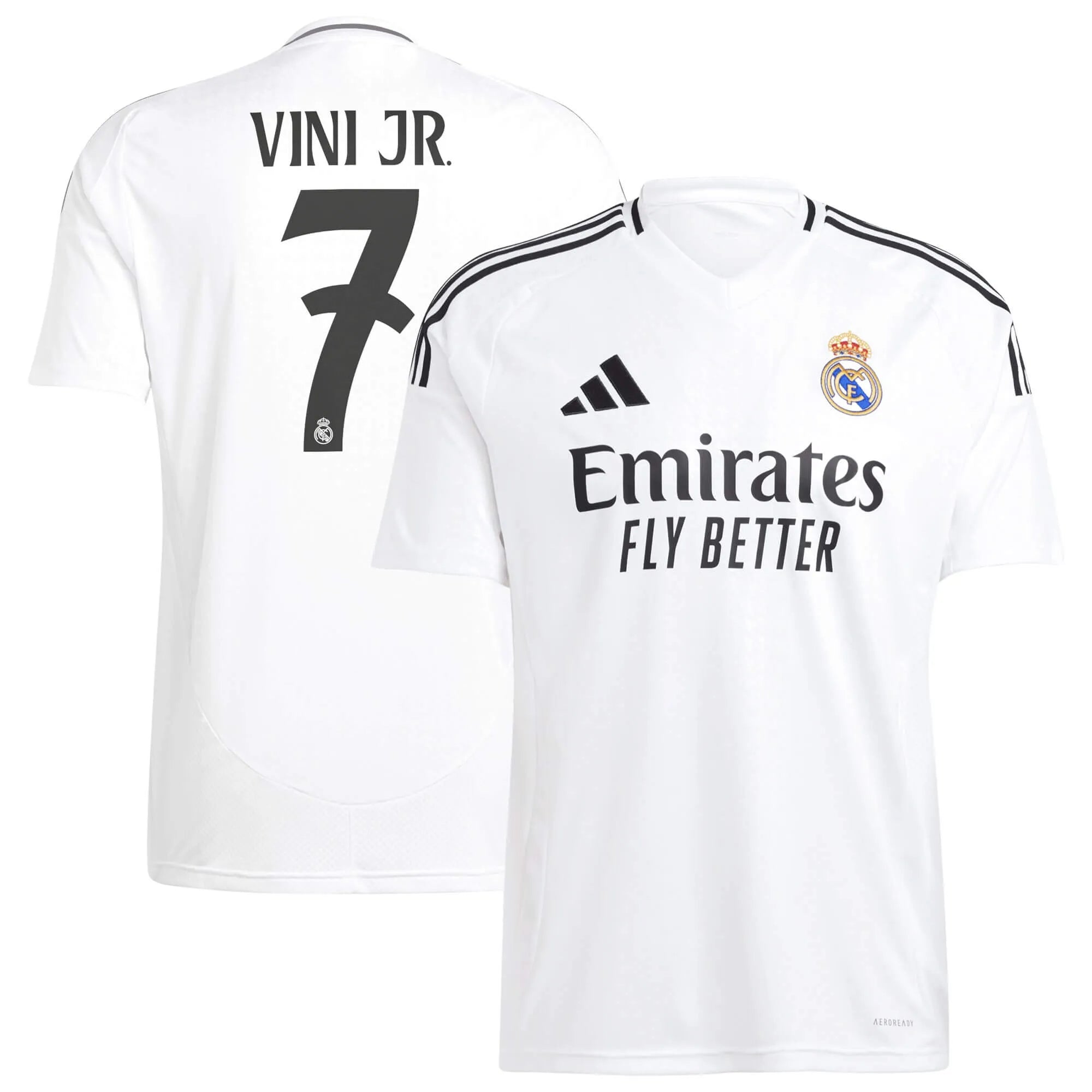 adidas 2024-25 Real Madrid Men's Stadium Home Jersey