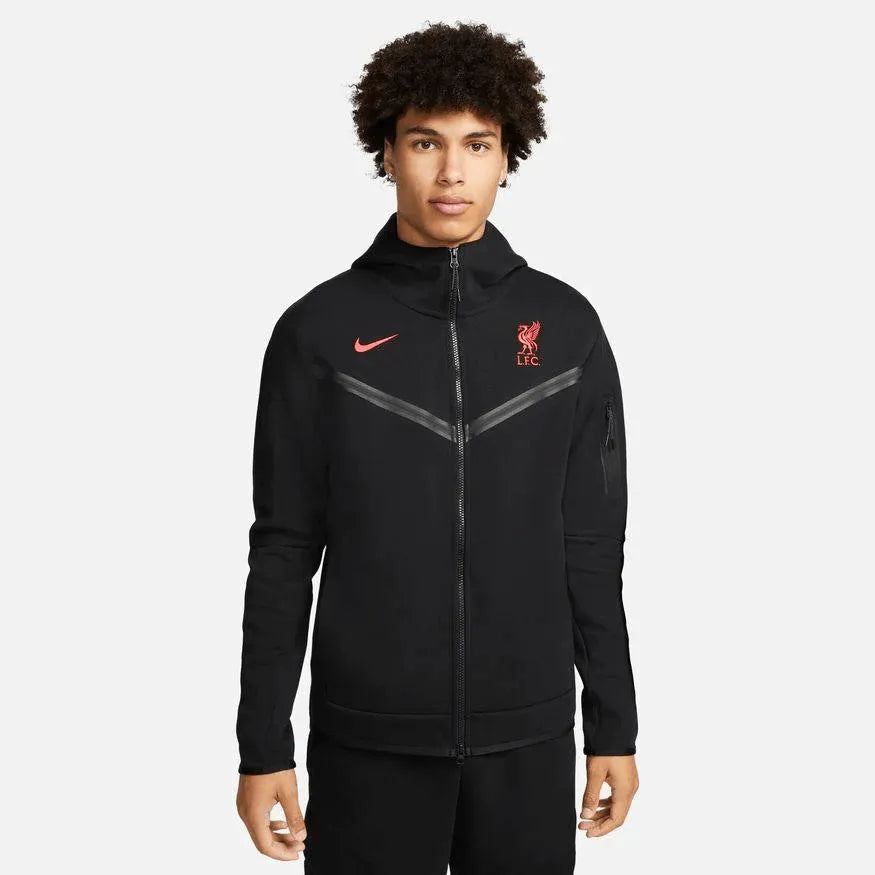 Nike 2023-24 Liverpool Mens Away Tech Fleece Windrunner Full-Zip Nike 2023-24 Liverpool Mens Away Tech Fleece Windrunner Full-Zip