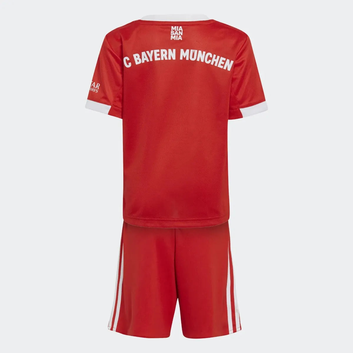 adidas 22-23 Bayern Munich Home Mini Kit - Red-White (Set - Back)