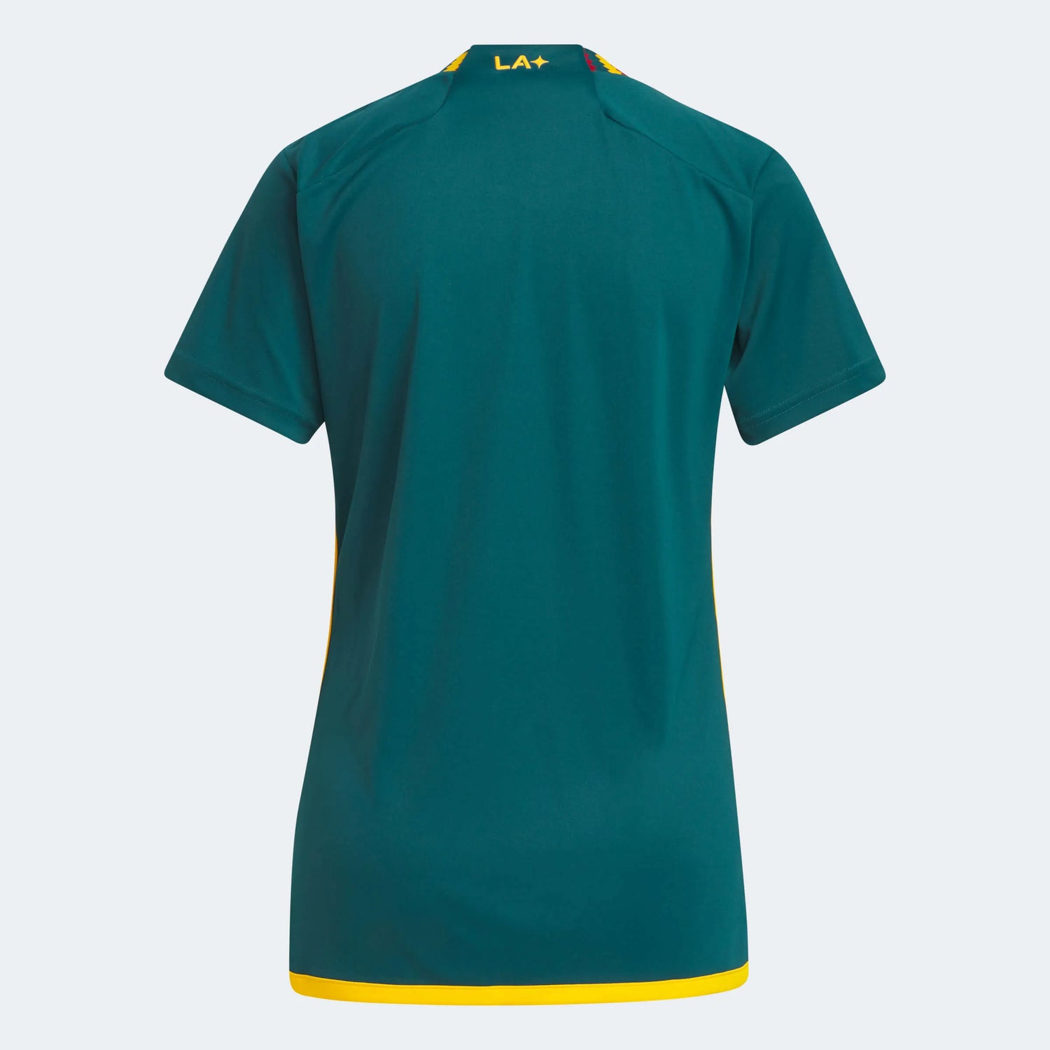 adidas 2023-24 LA Galaxy Women's Away Jersey - Mystery Green-Team Gold (Back)