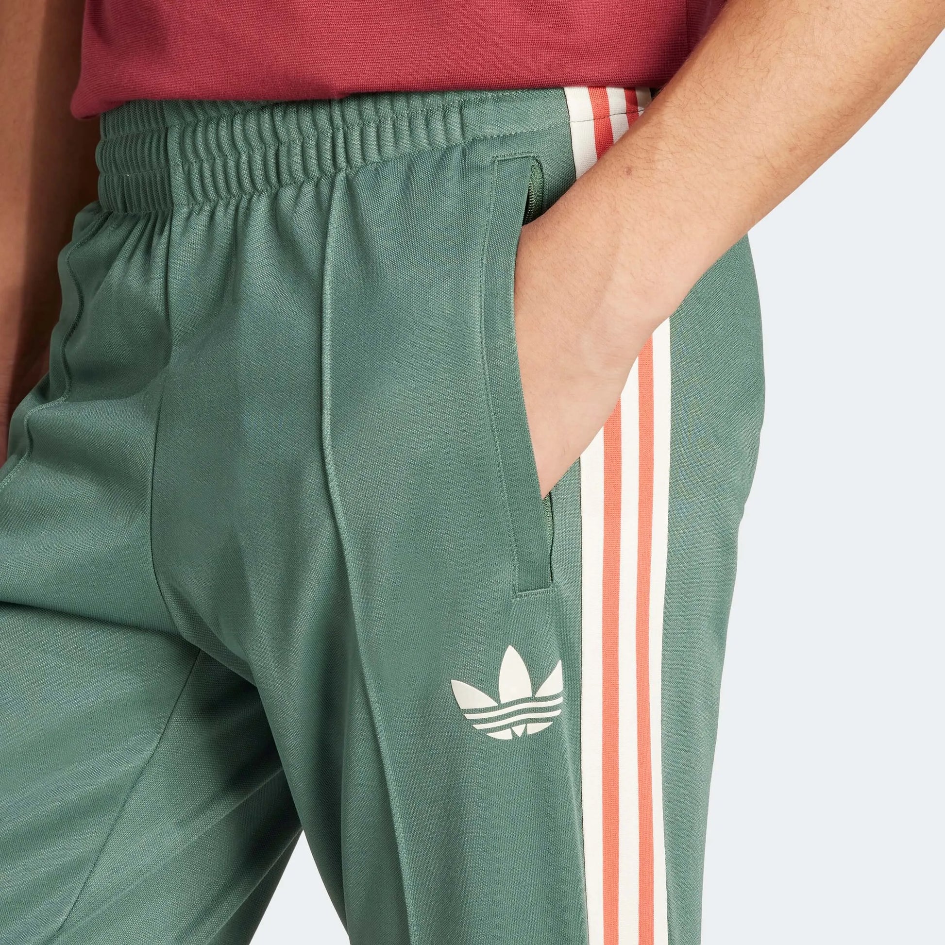 adidas 2024-25 Mexico Men's Beckenbauer Track Pants (Detail 1)