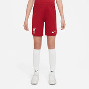 Nike 22-23 Liverpool FC Youth Home Shorts - Red-White (Model - Front)
