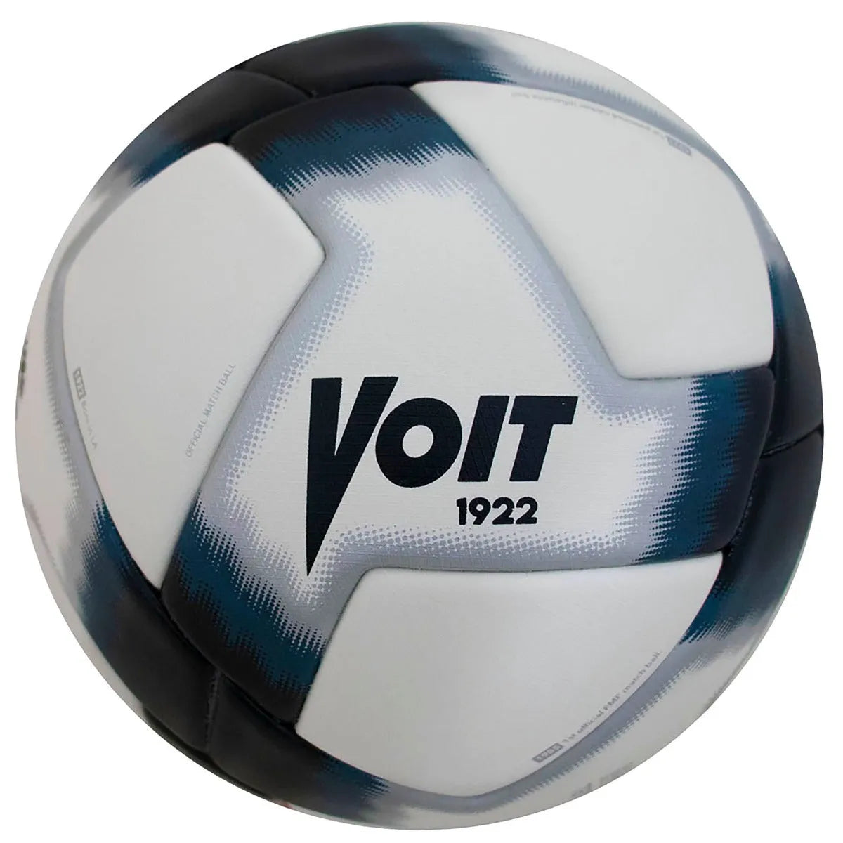 Voit Clausura 2022 Official Match Ball FQP - White-Black (Front)