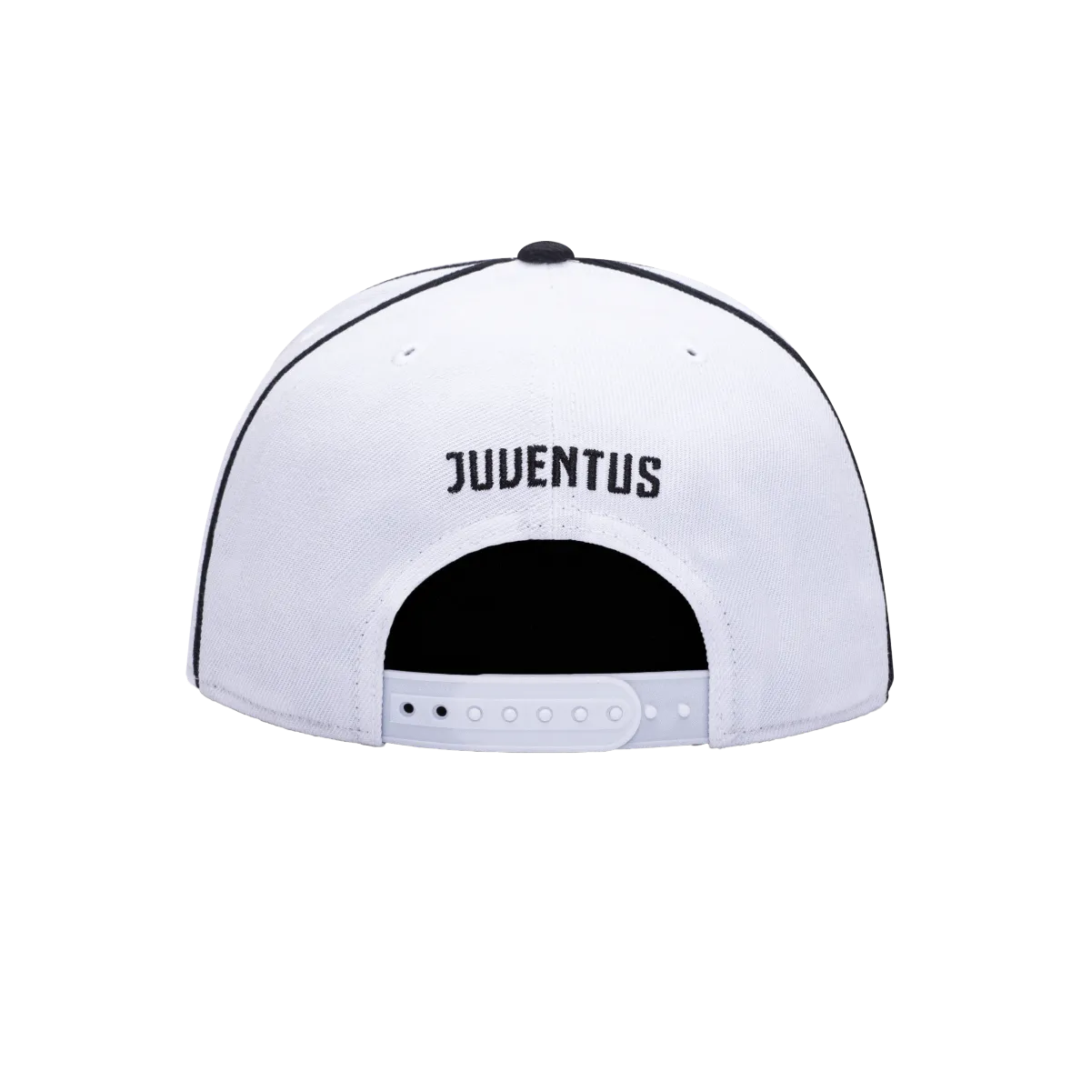 FI Collection Juventus Cali Day Snapback Hat - White-Black (Back)