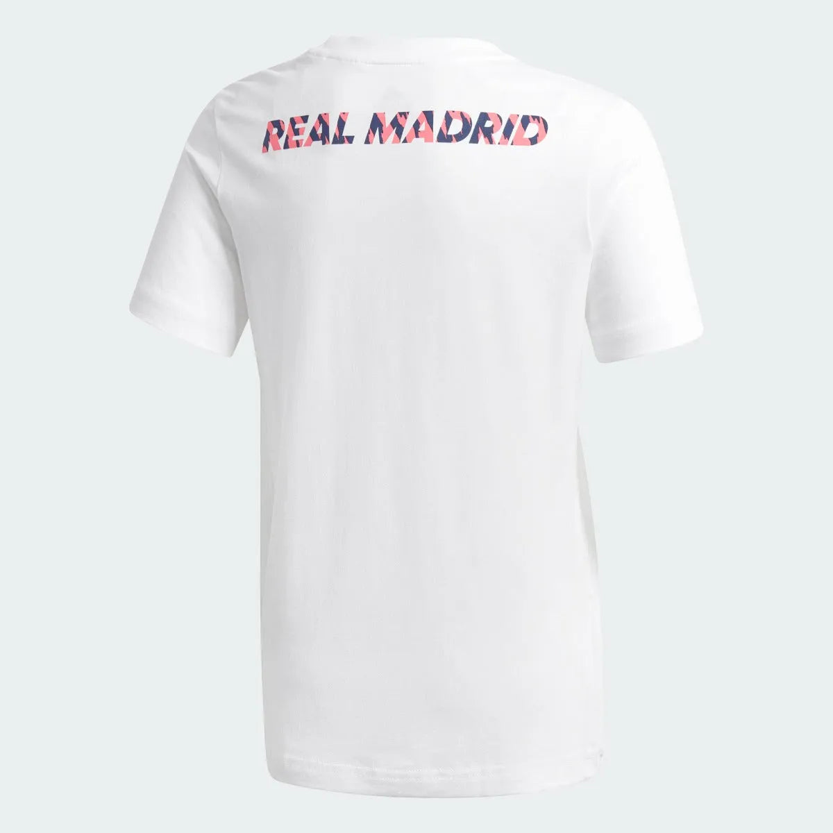 Adidas 2020-21 Real Madrid Youth Graphic Tee - White-Navy