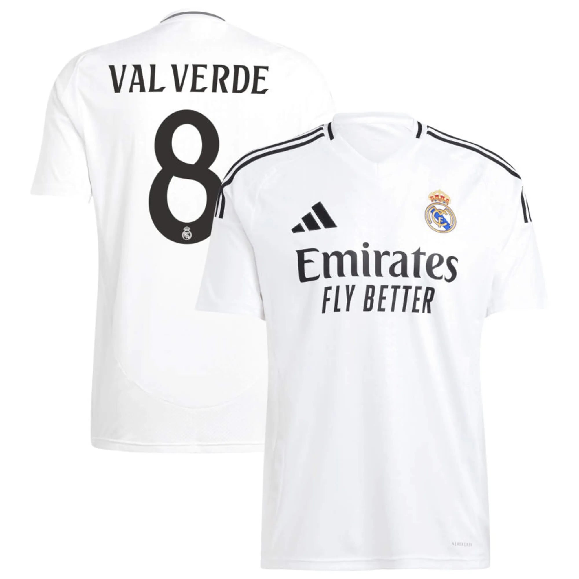 adidas 2024-25 Real Madrid Women's Stadium Home Jersey