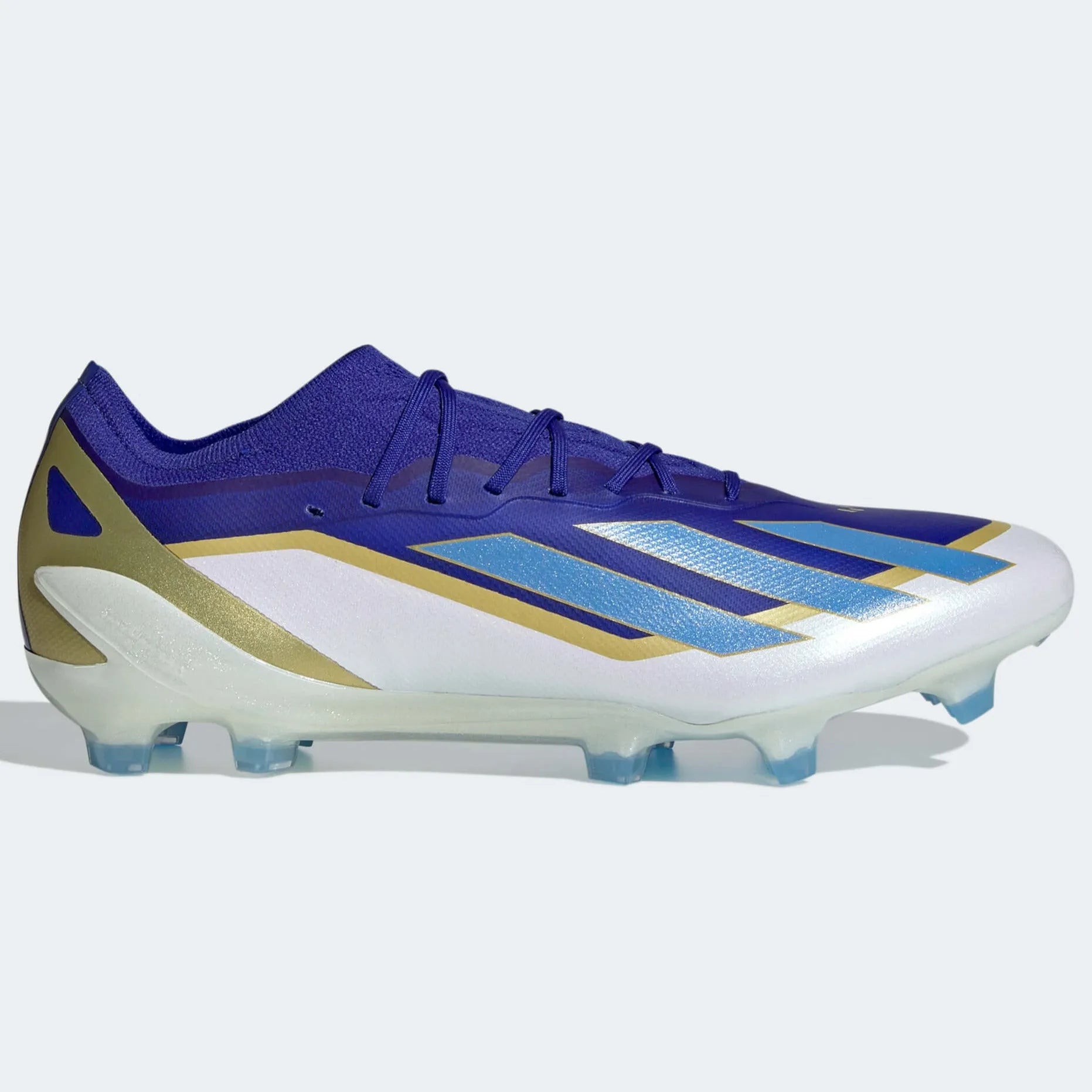 Adidas x Crazyfast Elite Messi FG Firm Ground Cleats Lucid Blue White 10