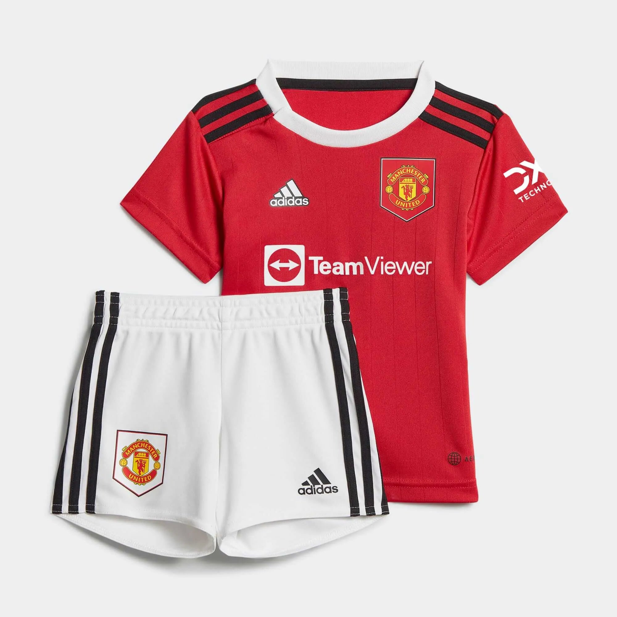 adidas 2022-23 Manchester United Home Baby Kit - Red-White (Set)