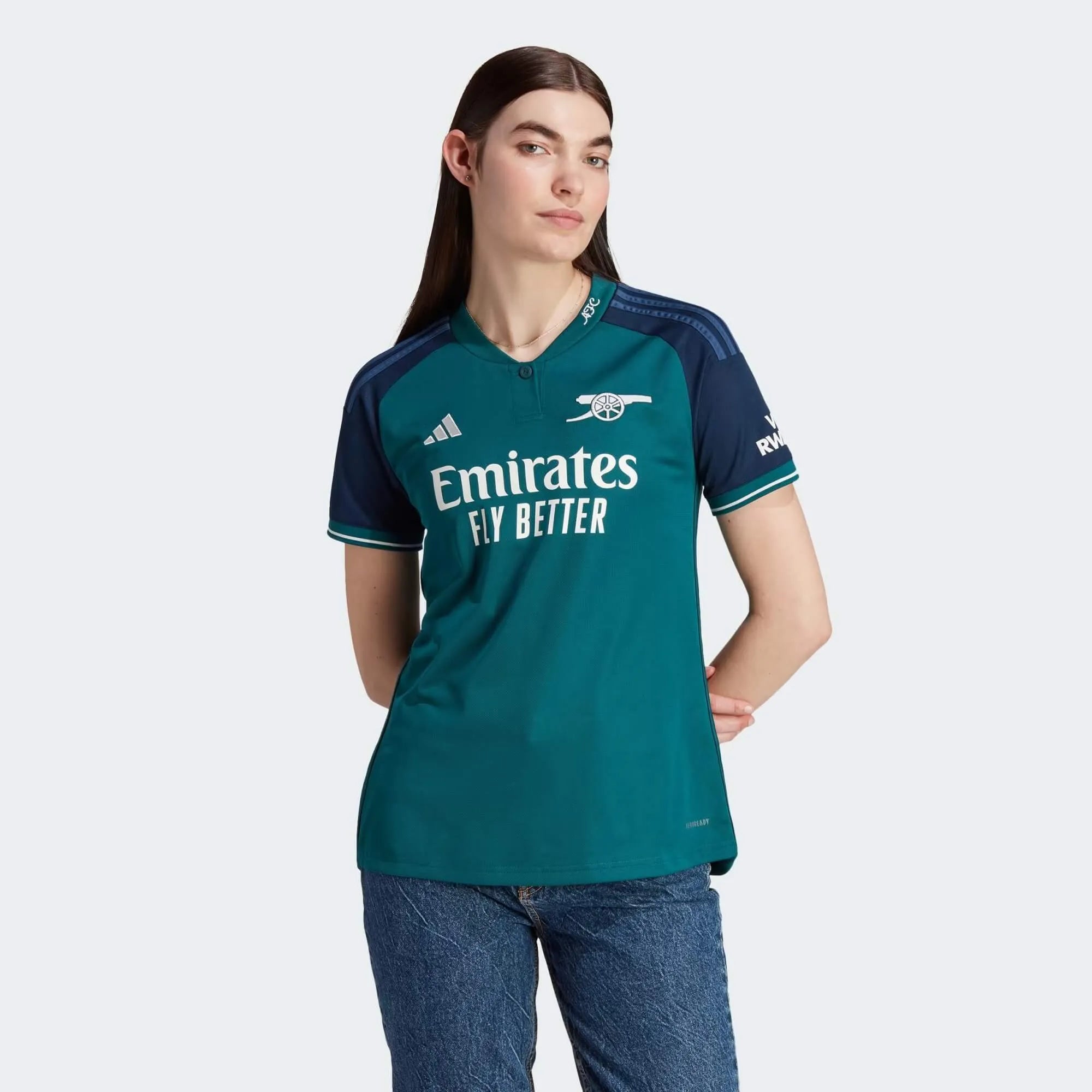 adidas 2023-24 Arsenal Women's Stadium Third jersey (Model - Front)