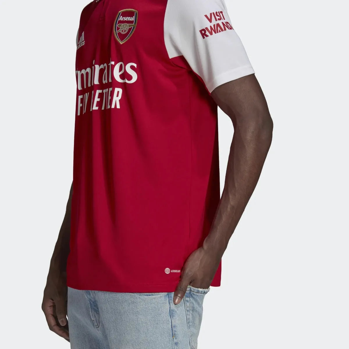 adidas 22-23 Arsenal FC Home Jersey - Scarlet-White (Detail 3)