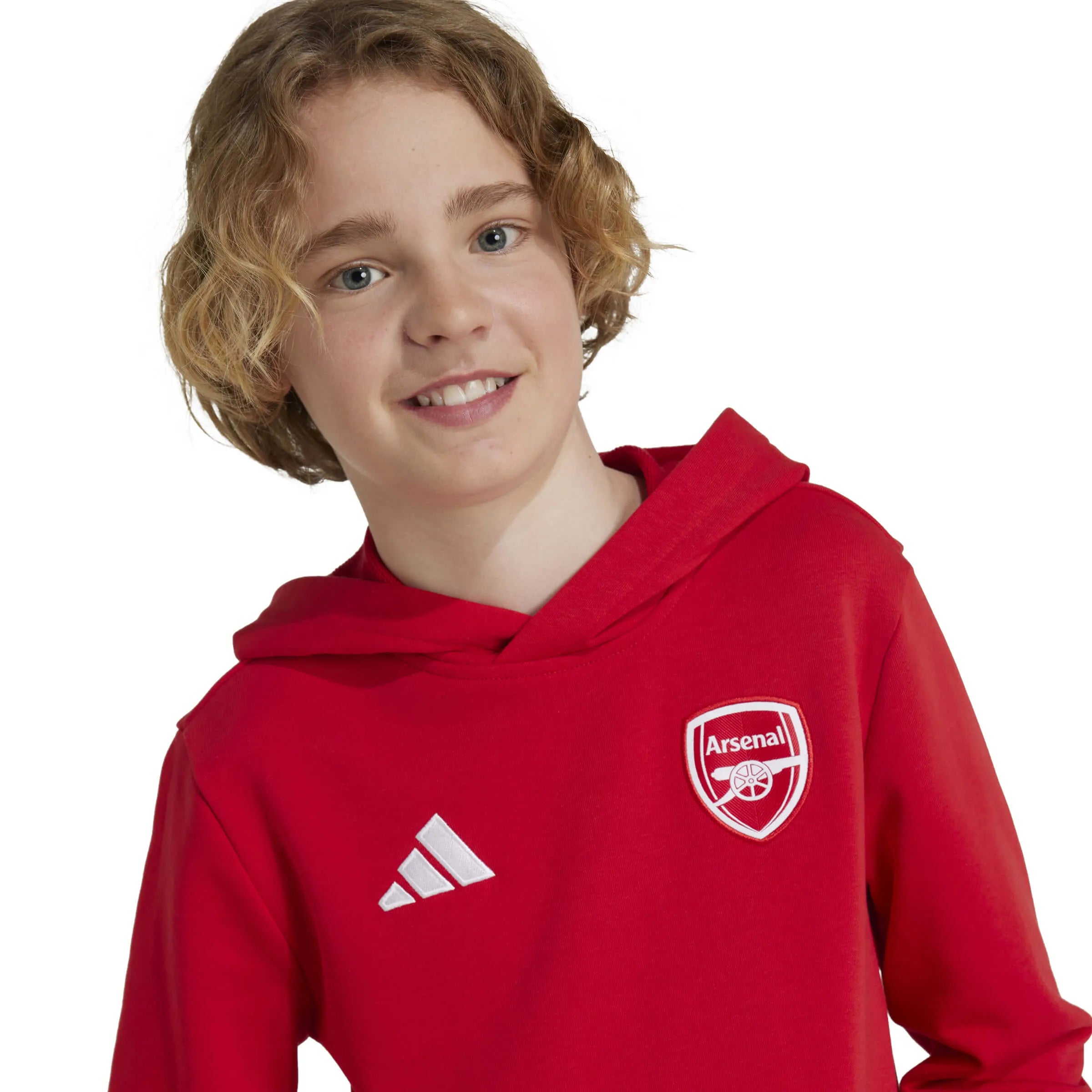 adidas 2024-25 Arsenal Youth Hoodie (Detail 1)