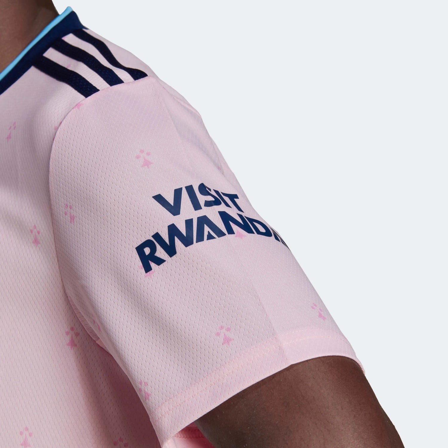 adidas 2022-23 Arsenal Third Jersey - Clear Pink (Detail 2)