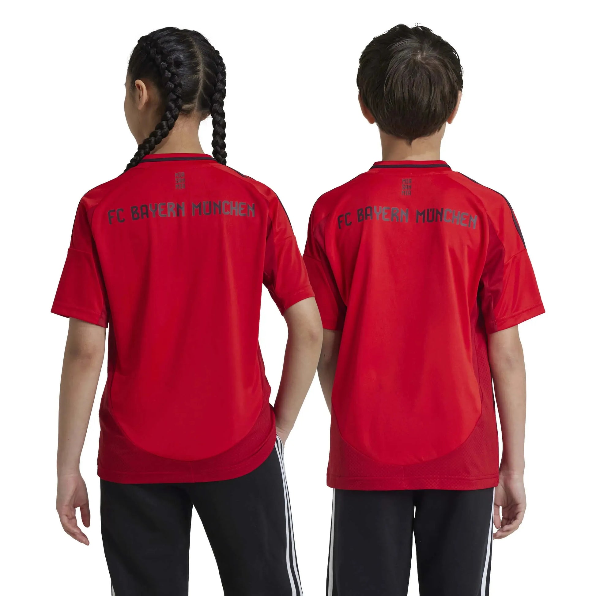 adidas 2024-25 Bayern Munich Youth Stadium Home Jersey (Models - Back)