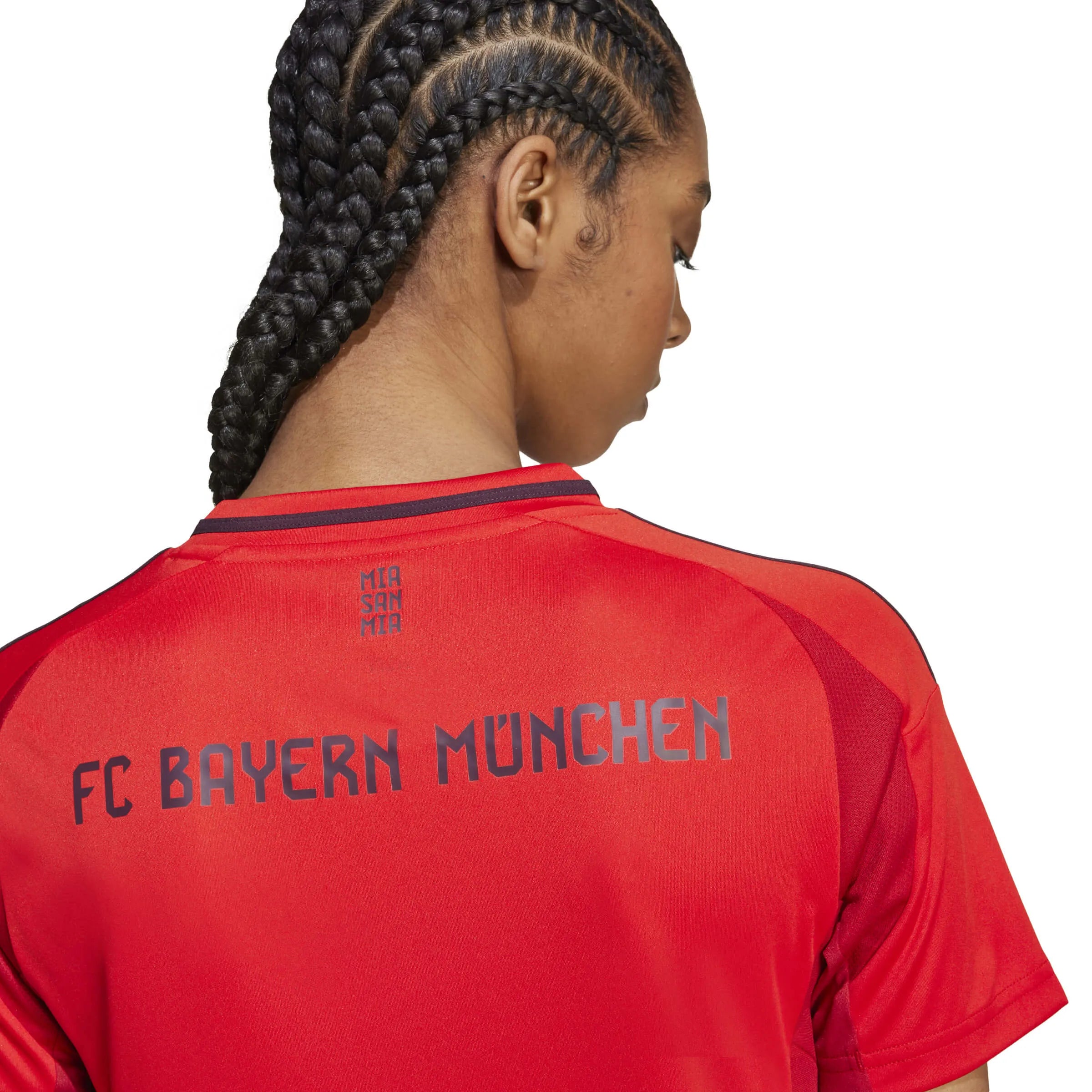 adidas 2024-25 Bayern Munich Women's Stadium Home Jersey (Detail 2)