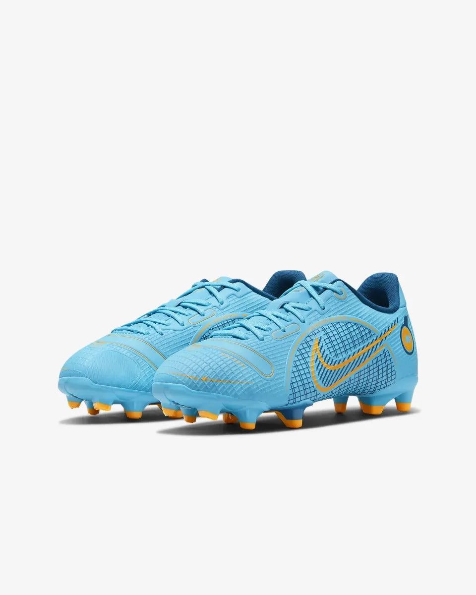 Nike JR Mercurial Vapor 14 Academy FG-MG - Chlorine Blue-Laser Orange (Pair - Diagonal)